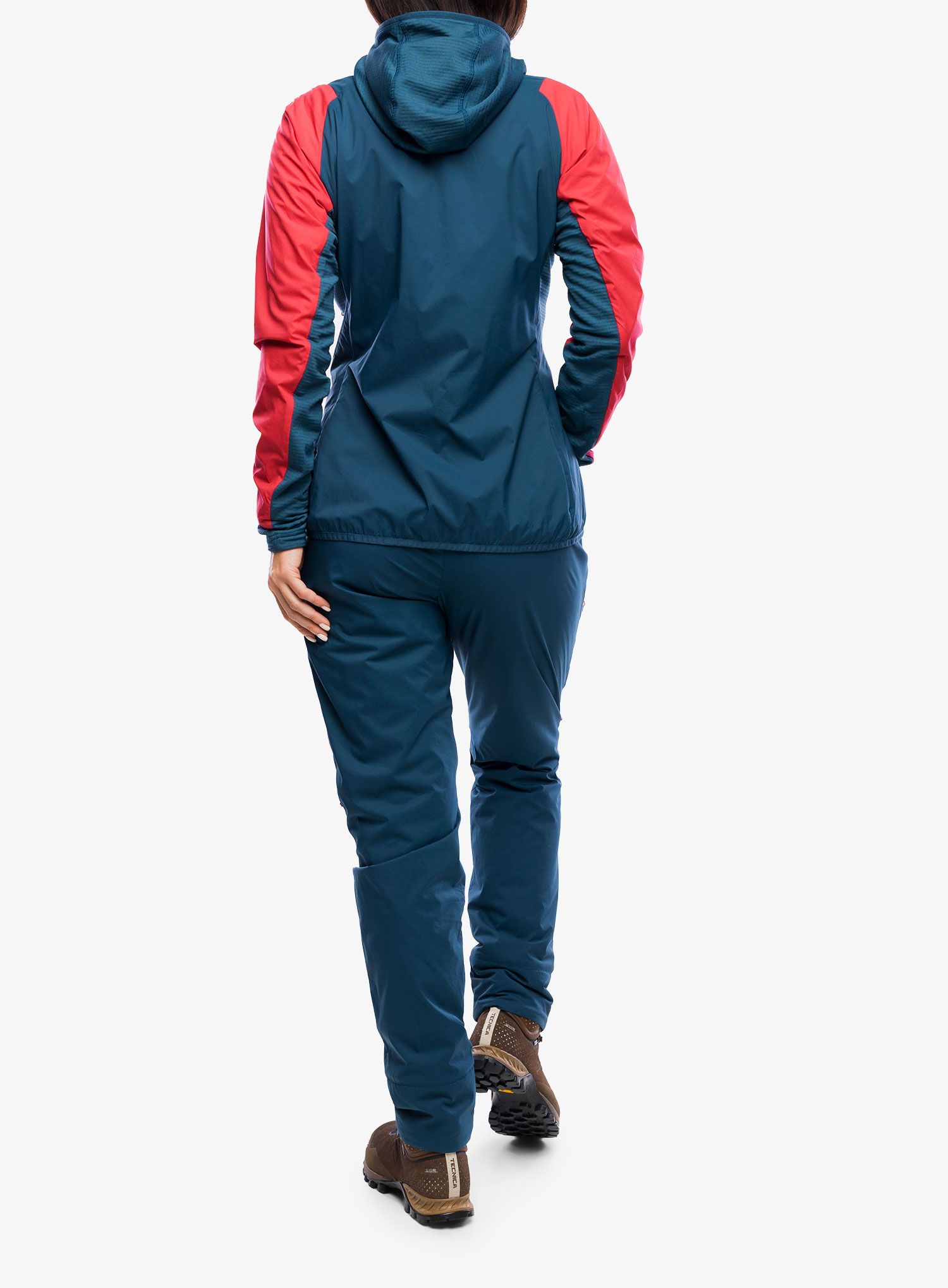Dámská bunda na hory Mountain Equipment Switch Pro Hooded Jacket - majolica/capsicum
