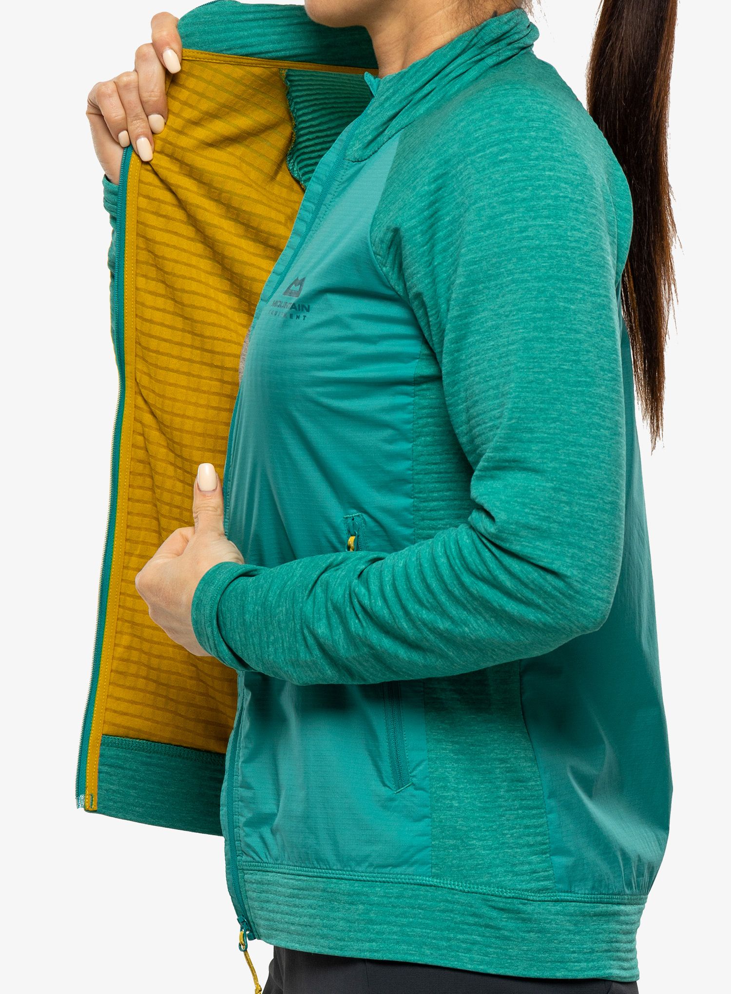 Hybridní bunda dámská Mountain Equipment Trembler Jacket - jade/spruce
