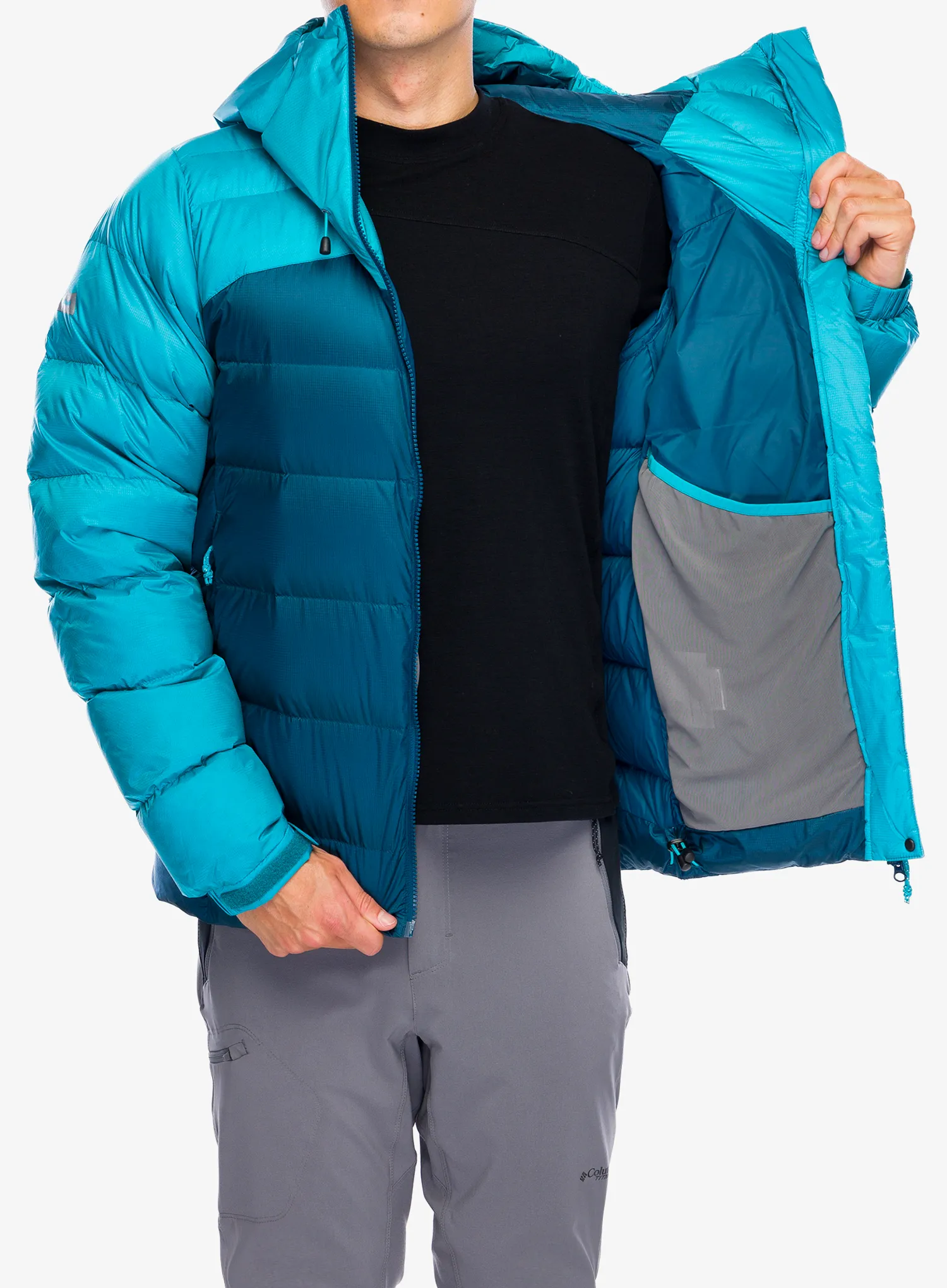 Péřová bunda Mountain Equipment Vega Jacket - majolica/topaz