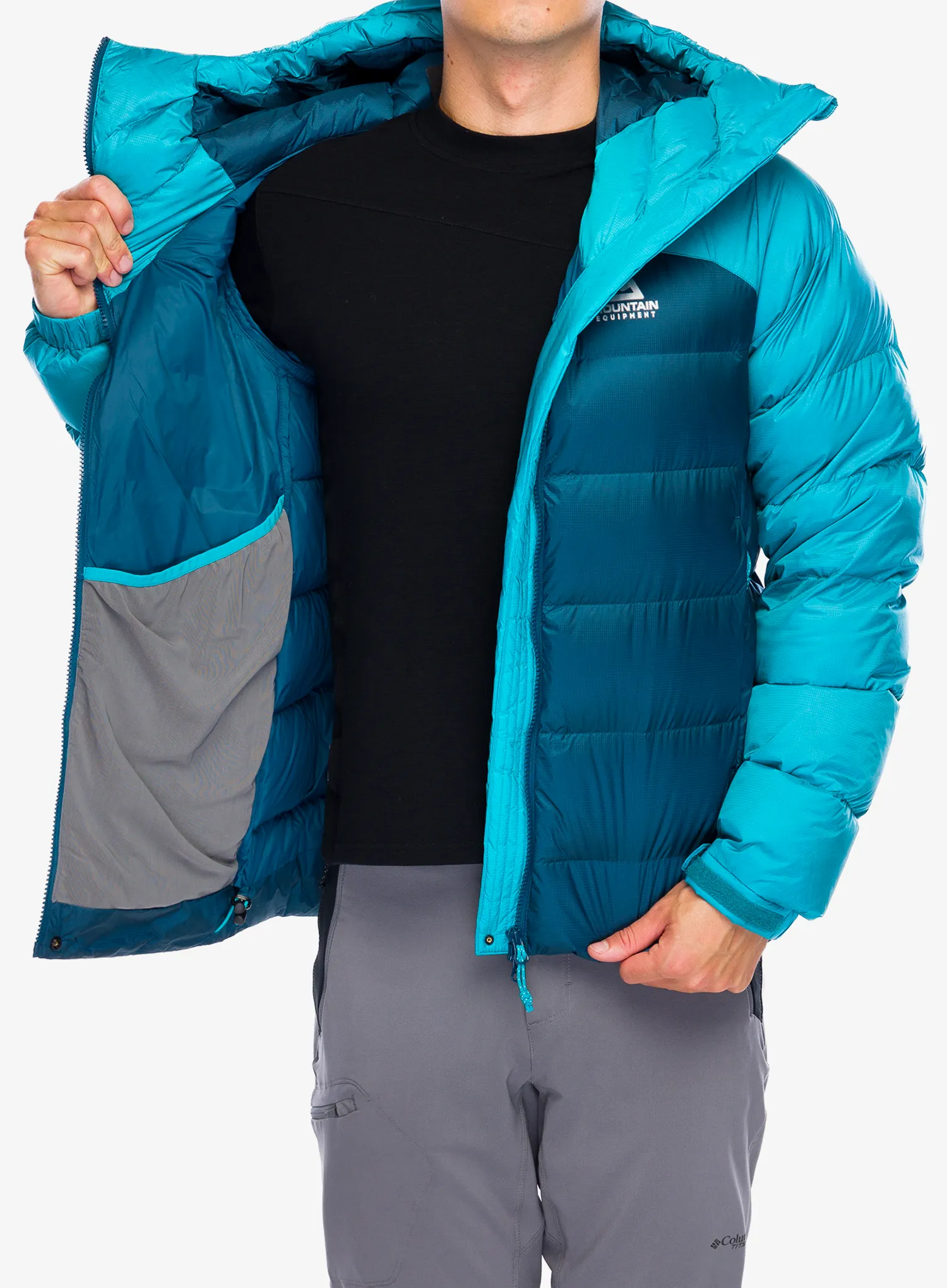 Péřová bunda Mountain Equipment Vega Jacket - majolica/topaz