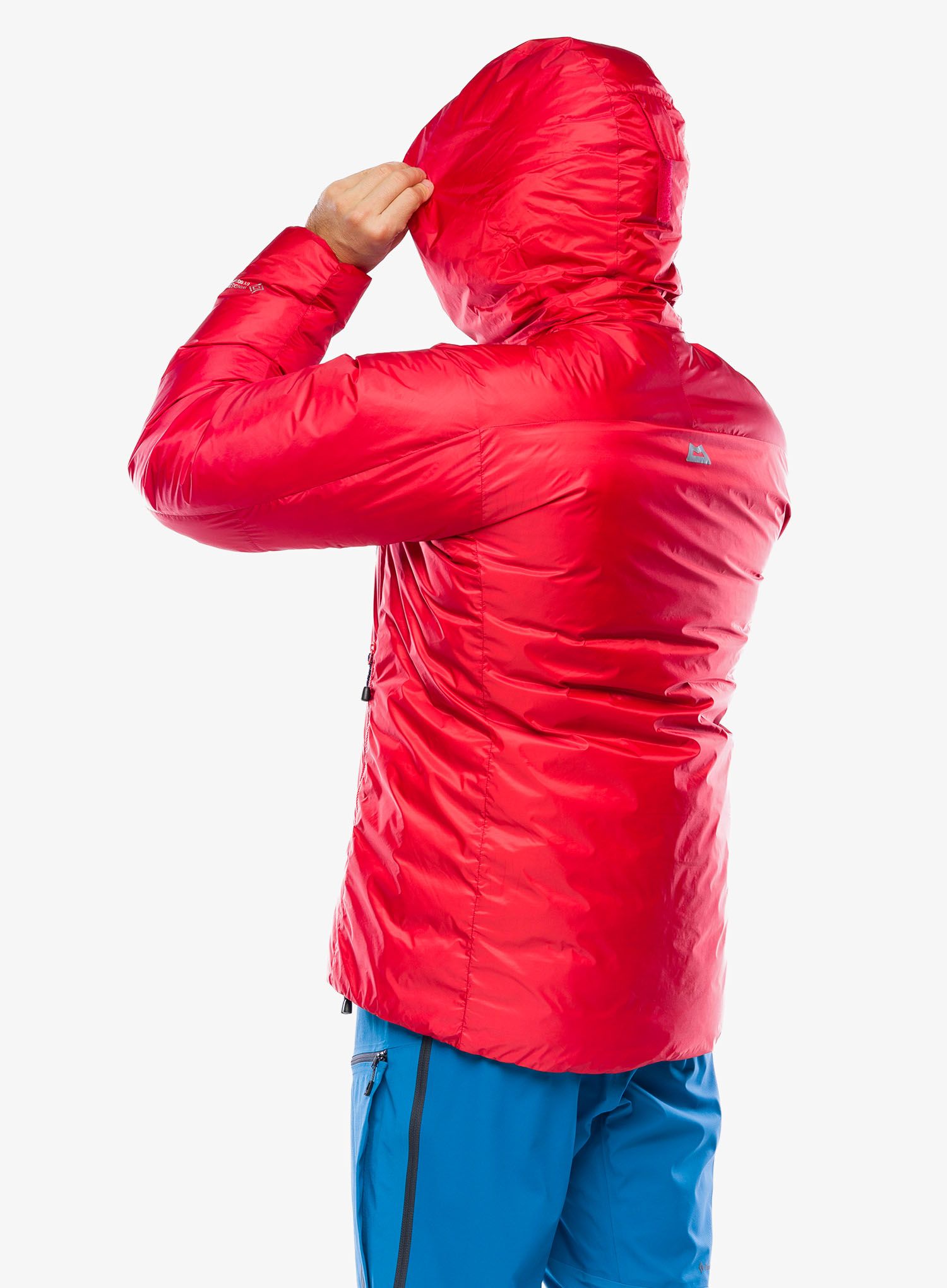 Péřová bunda Mountain Equipment Xeros Jacket - chili red/medieval
