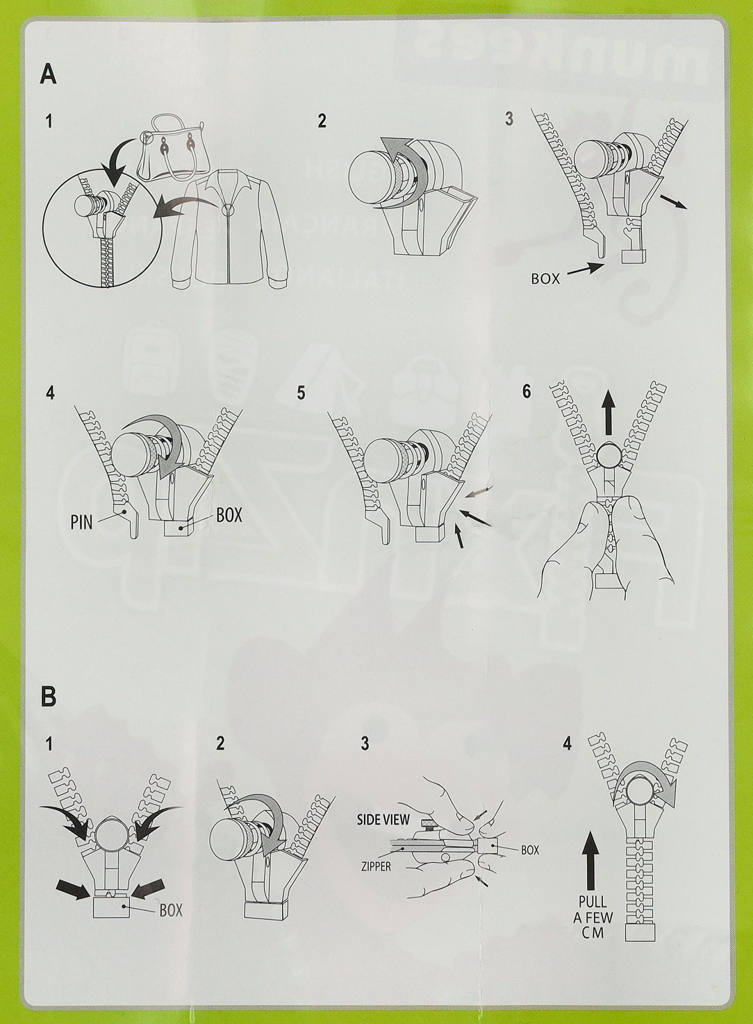 Sada na okamžitú opravu zipsov Munkees Fix'n Zip