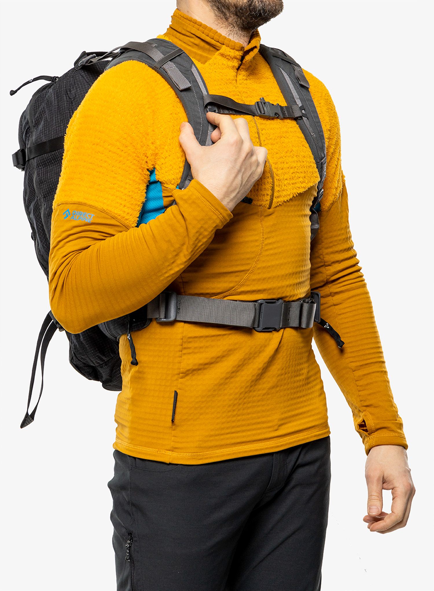Skialpový batoh Mystery Ranch Saddle Peak - black