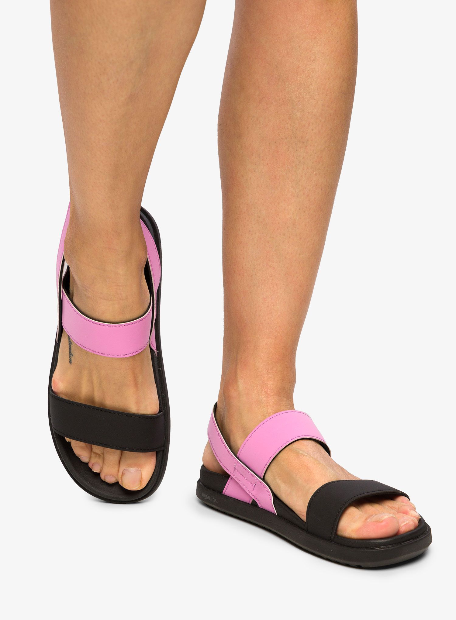 Dámské sandály Native Ellis Sugarlite - pink/black