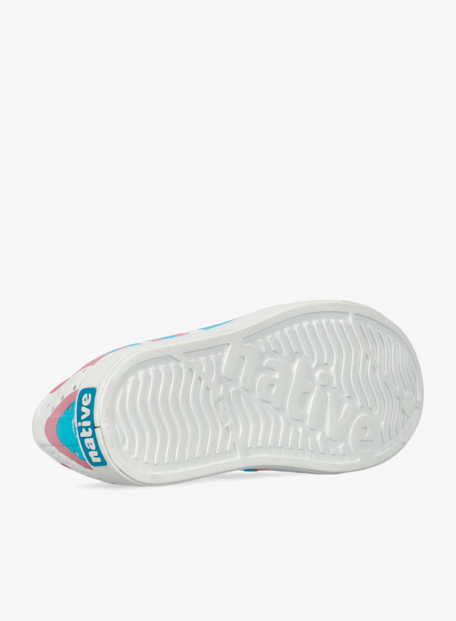Dámské outdoorové boty Native Jefferson Print - white/pastel stripes
