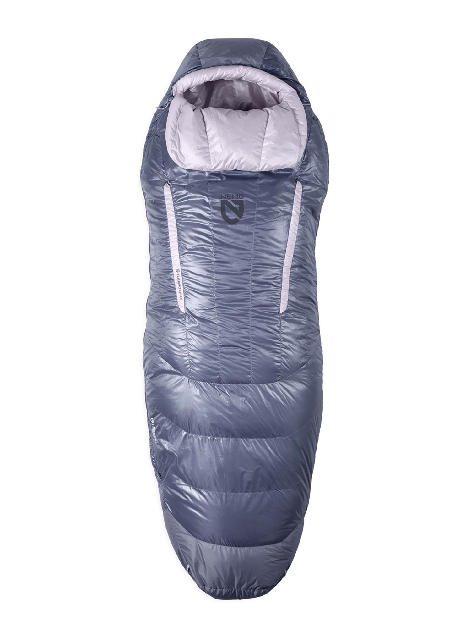 Dámský péřový spacák Nemo Disco 30 Long Endless Promise (183 cm) - blue granite