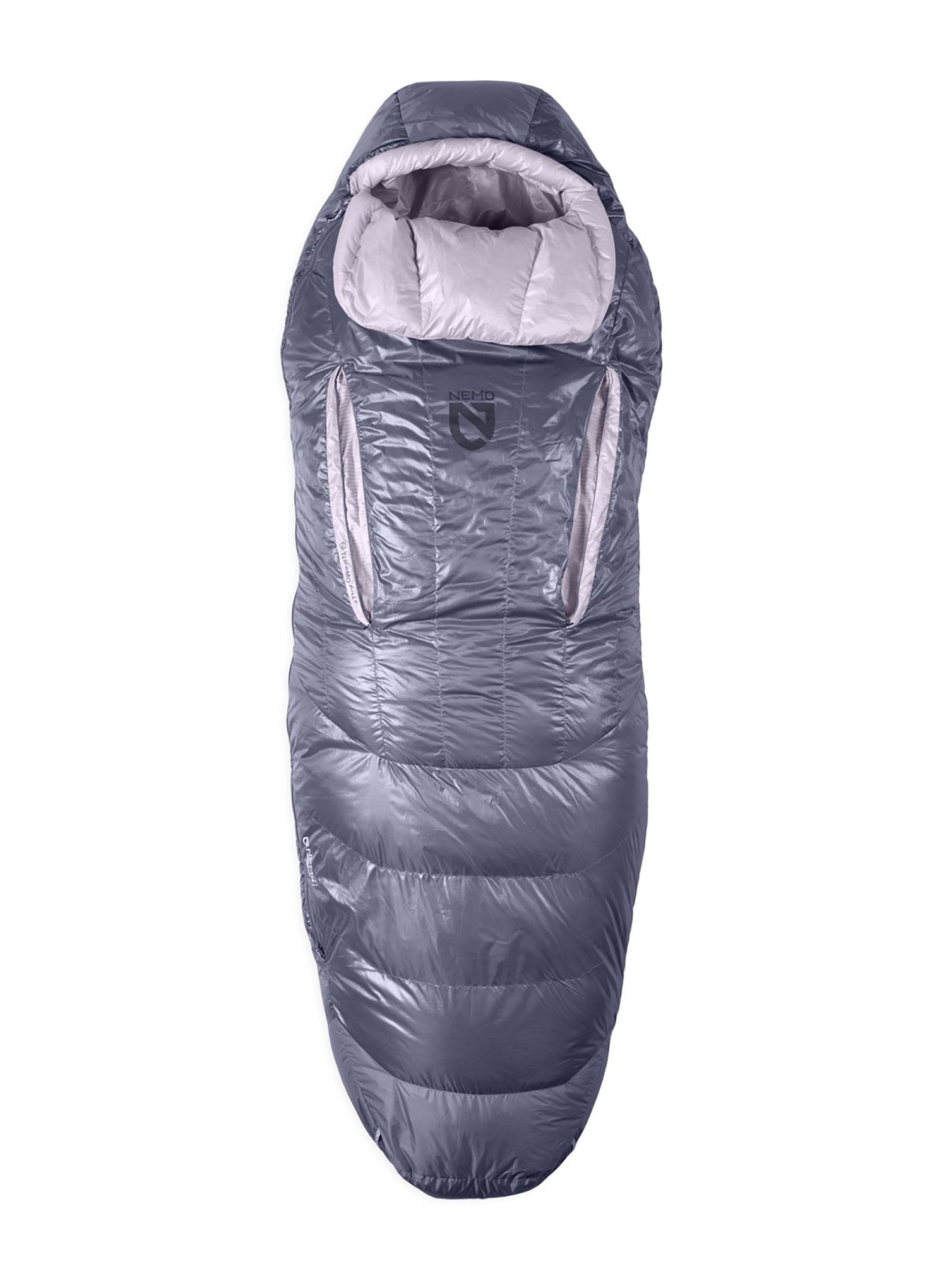 Dámský péřový spacák Nemo Disco 30 Long Endless Promise (183 cm) - blue granite