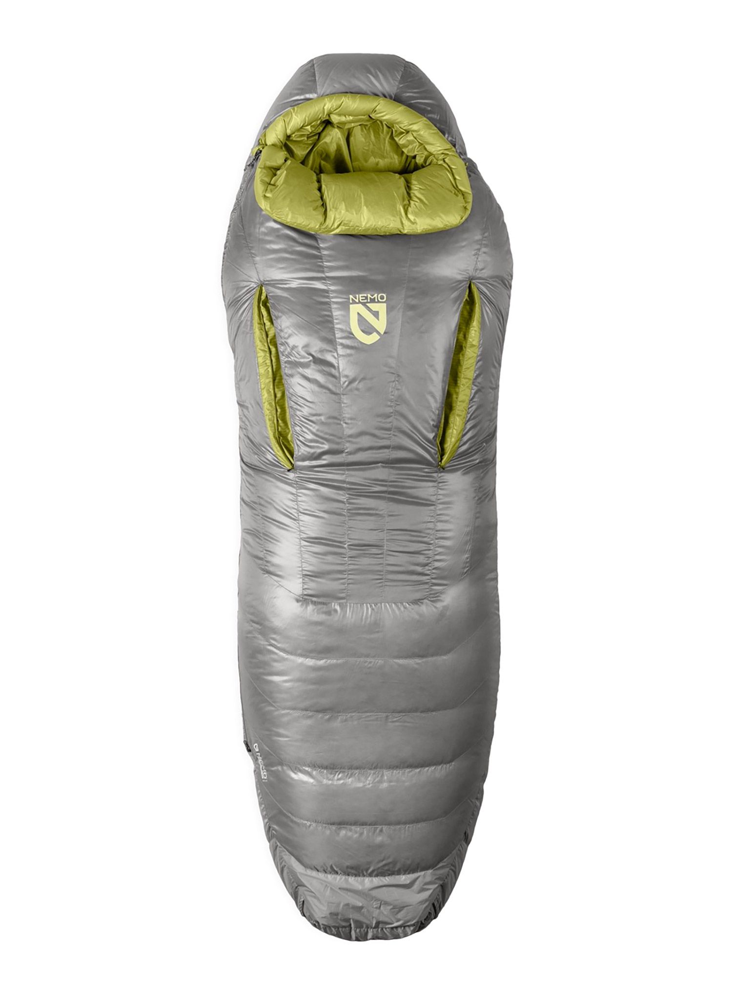 Dámský péřový spacák Nemo Riff 15 Regular Endless Promise (168 cm) - titanium
