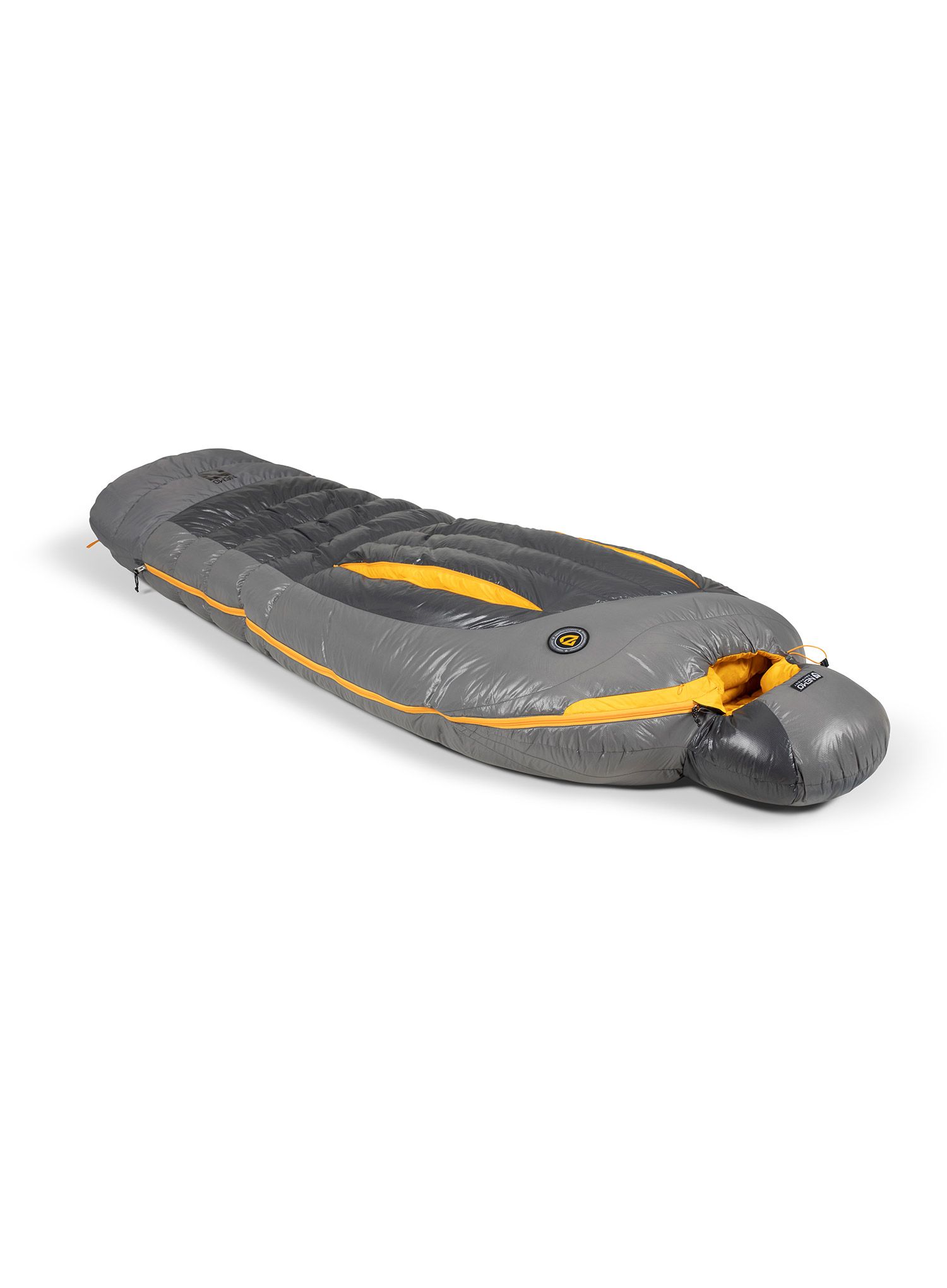 Perovy spacák Nemo Sonic 0 Reg (183 cm) - goodnight gray/goldfinch