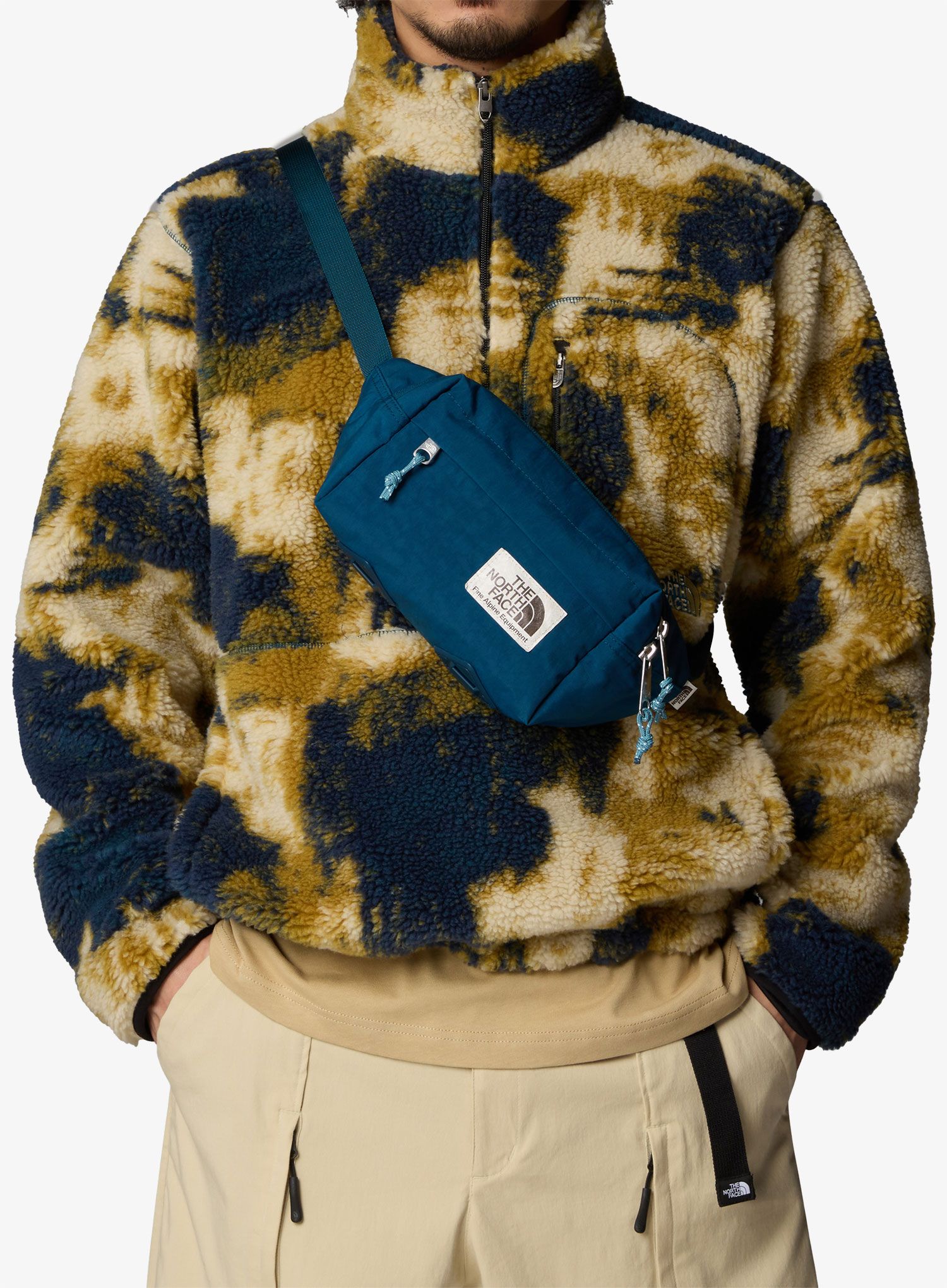 Ledvinka The North Face Berkeley Lumbar - midnight petrol/algae blue