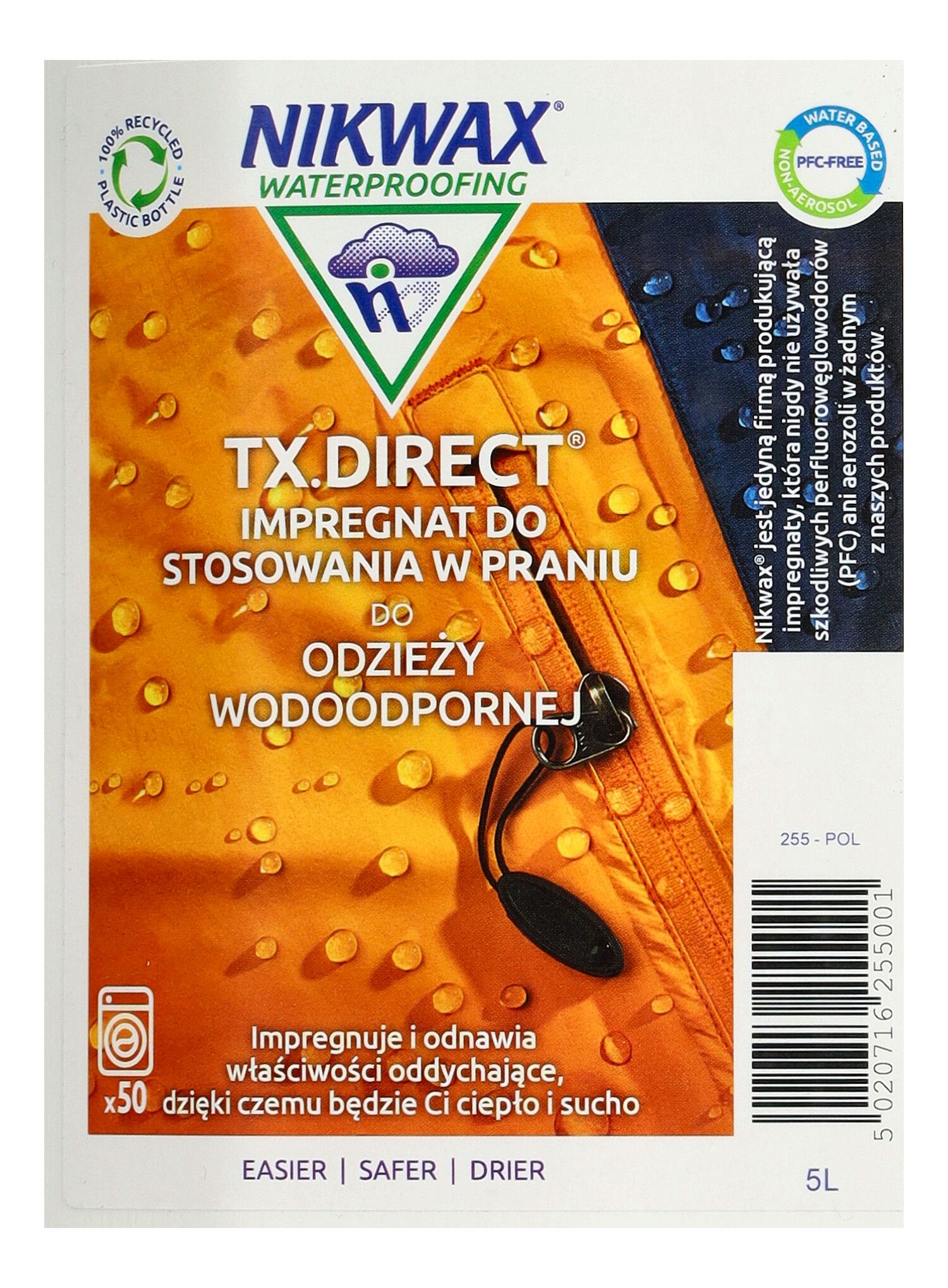 Impregnace Nikwax TX Direct Wash In 5L