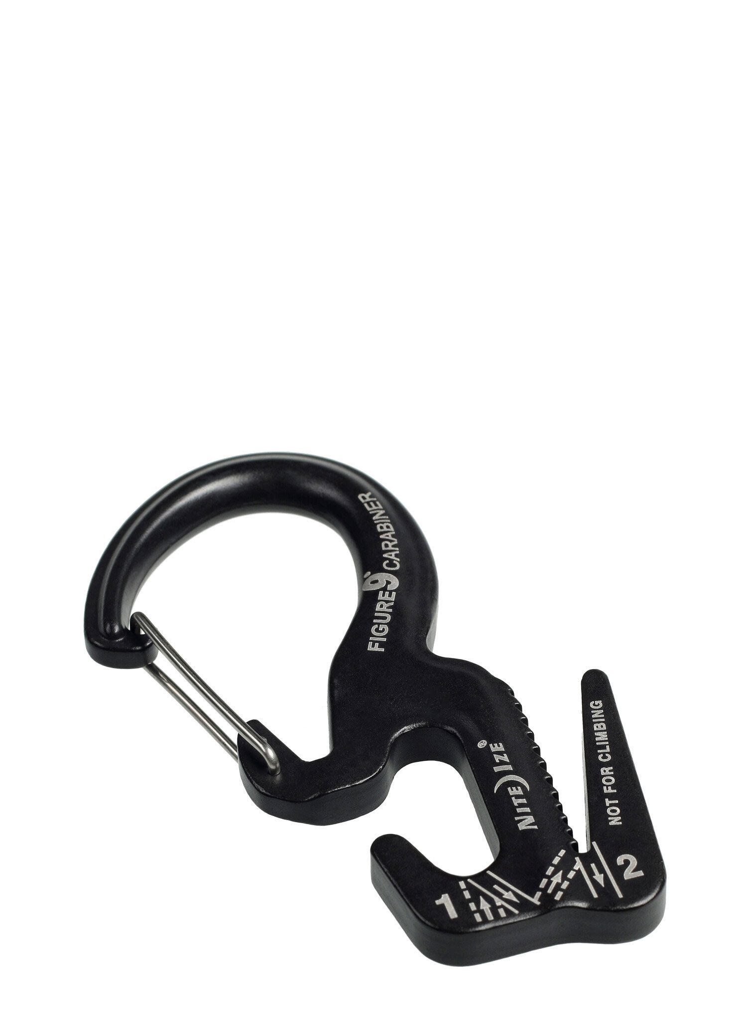 Nosič materiálu ve tvaru karabiny Nite Ize Carabiner Figure 9 Large - anodized