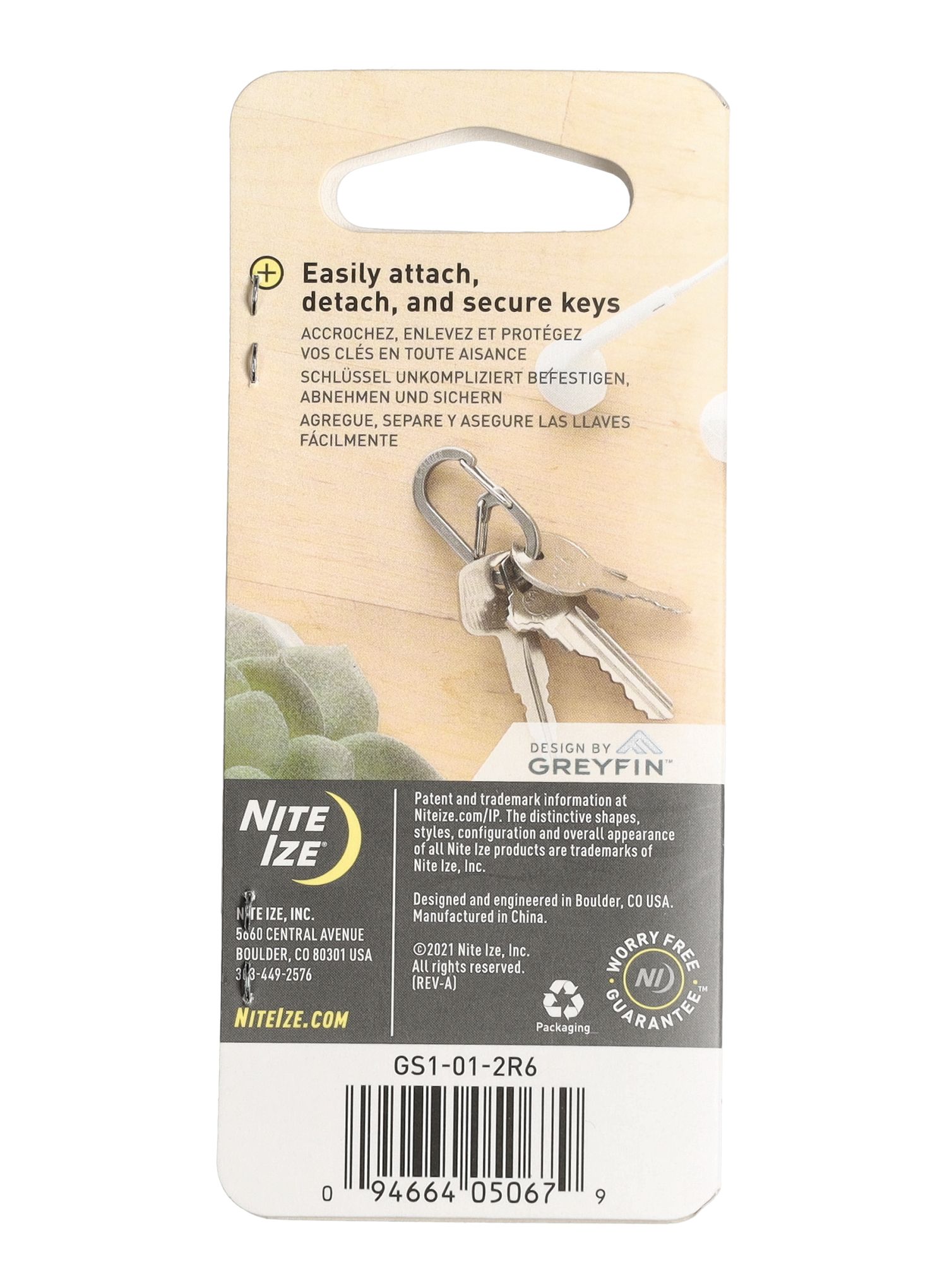 Karabiny Nite Ize G-Series Dual Chamber Carabiner 1 - black
