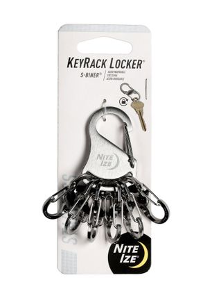 Karabina Nite Ize S-Biner KeyRack Locker - steel