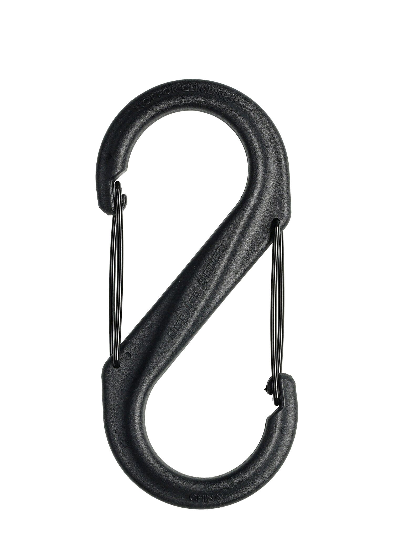 Nosič materiálu ve tvaru karabiny Nite Ize S-Biner Plastic 6 - black