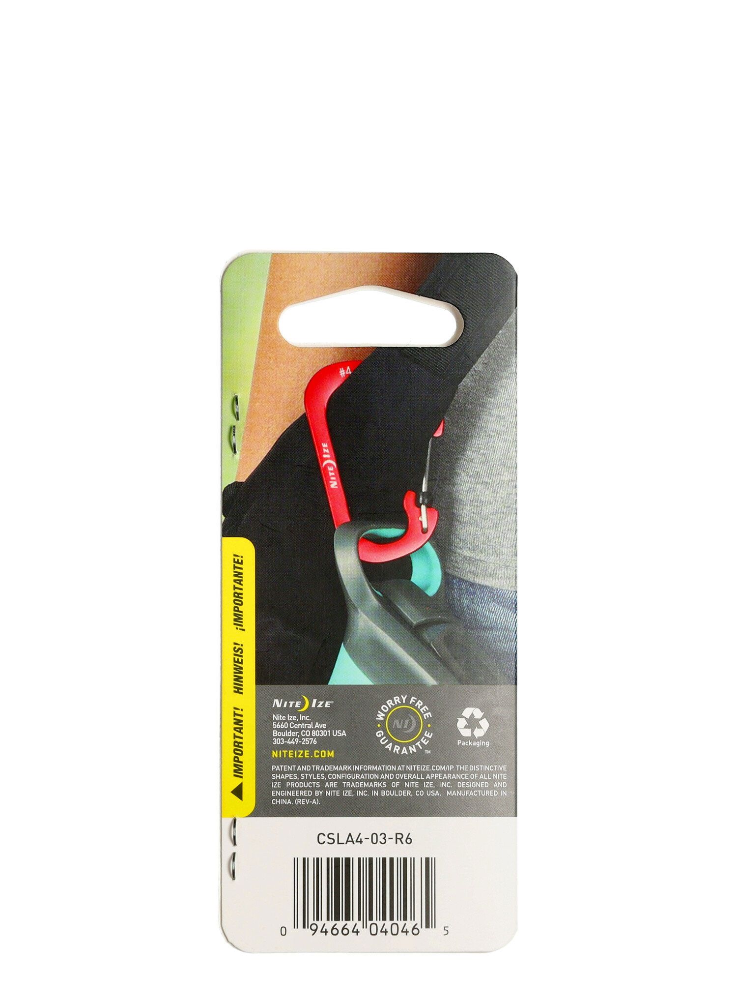 Karabinka Nite Ize SlideLock Carabiner Aluminium 4 - blue