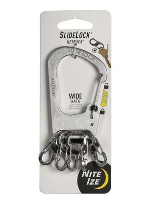 Karabinka na klíče Nite Ize SlideLock KeyRack - steel