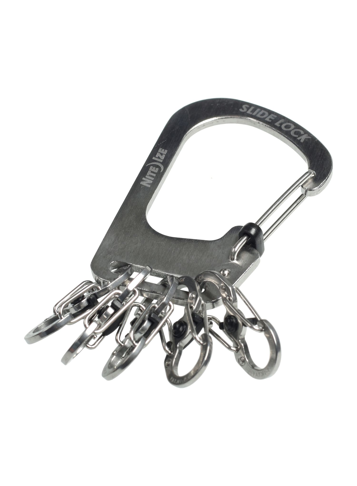 Karabinka na klíče Nite Ize SlideLock KeyRack - steel