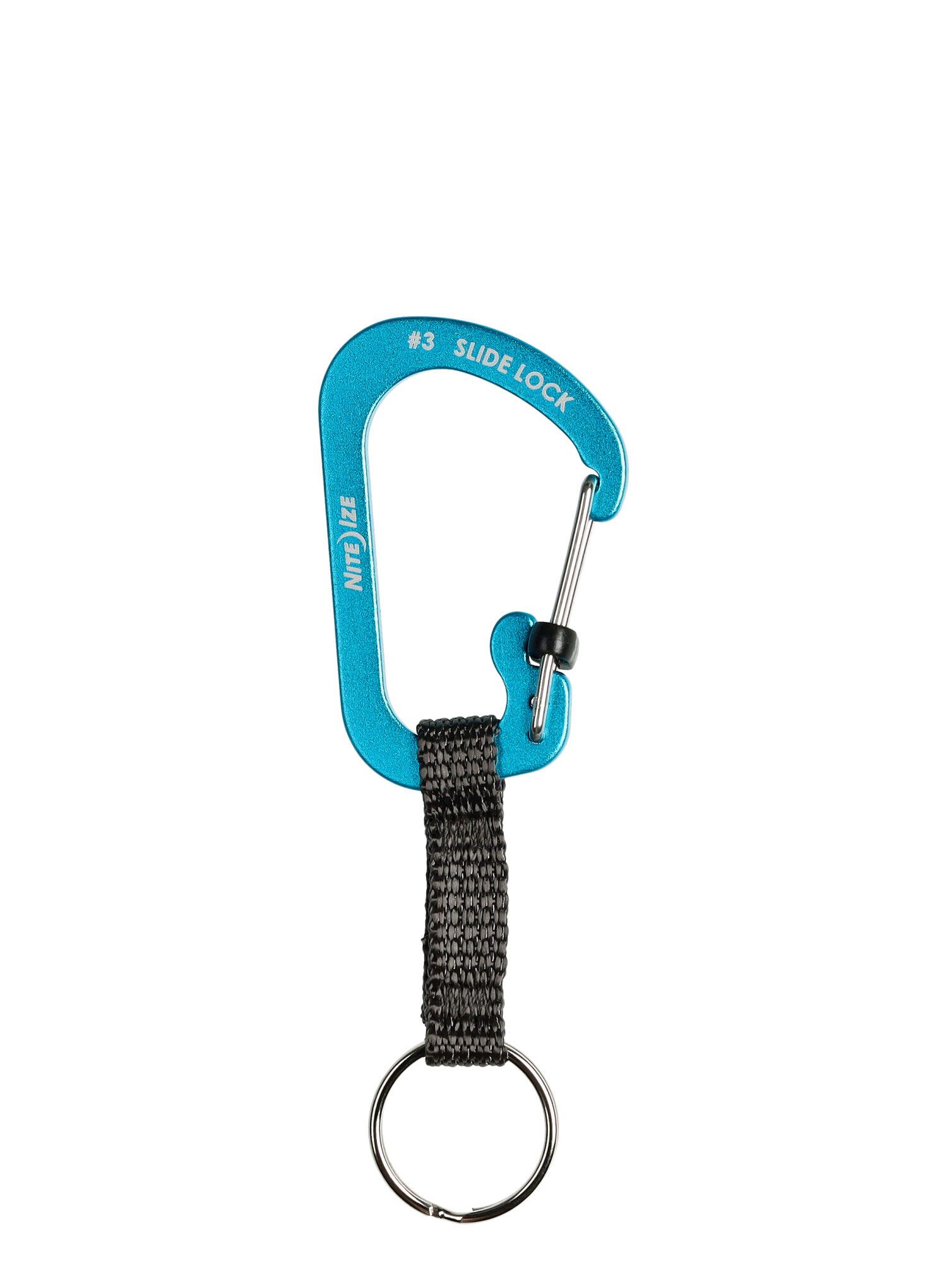 Přívěšek Nite Ize SlideLock Key Ring Aluminum  - blue