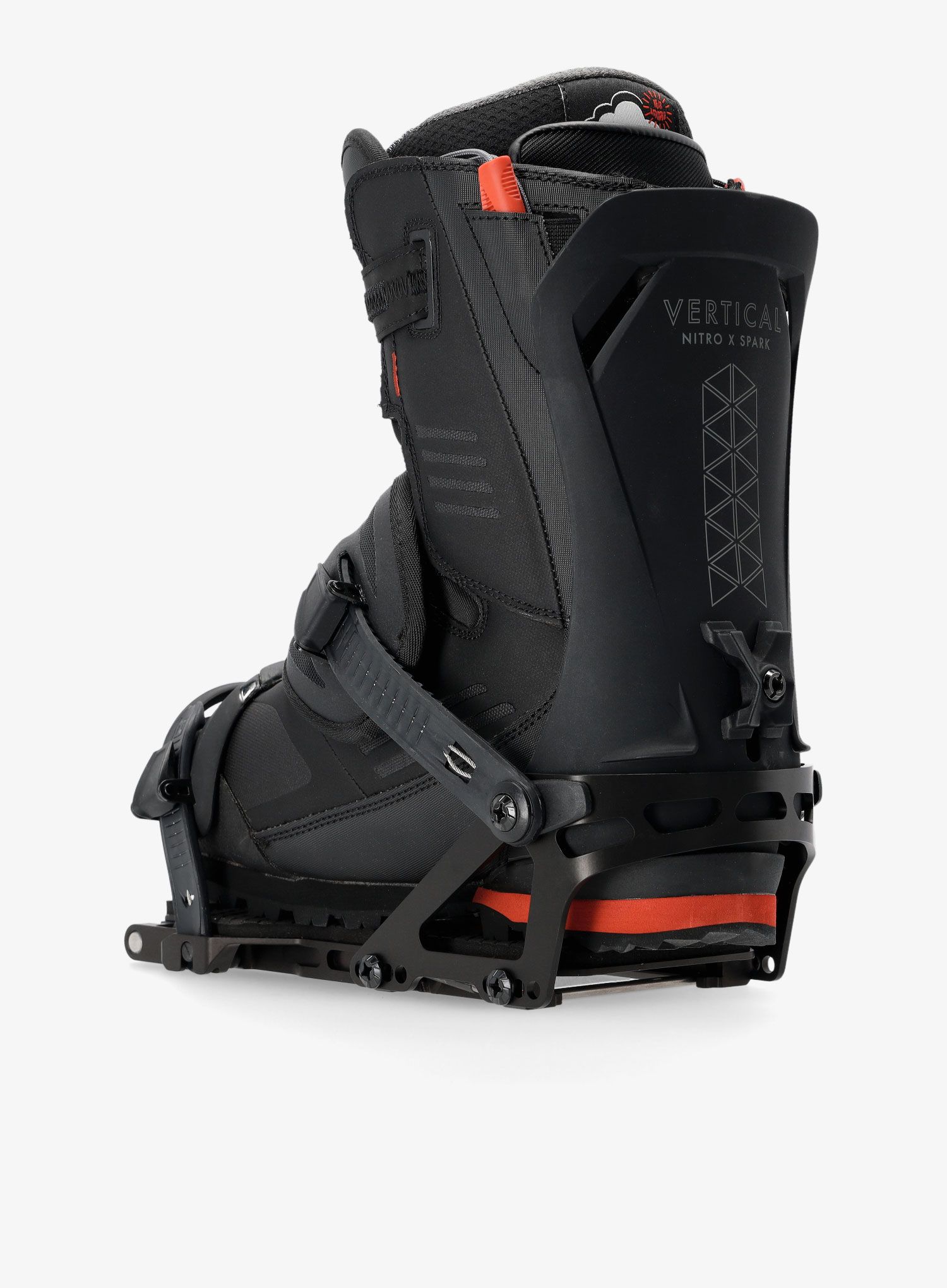Splitboard vázání Nitro Vertical ST Splitbinding - black