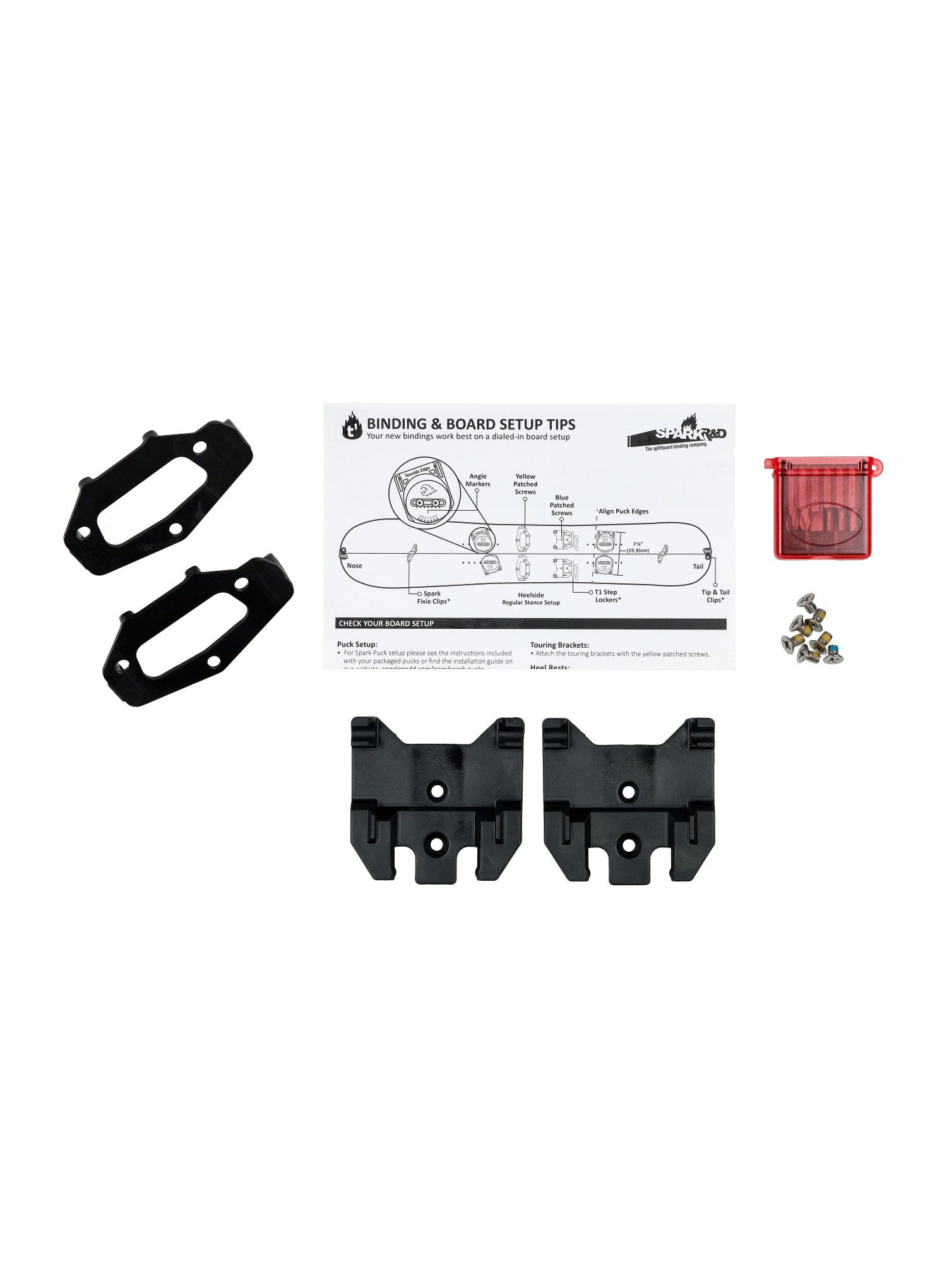 Splitboard vázání Nitro Vertical ST Splitbinding - black