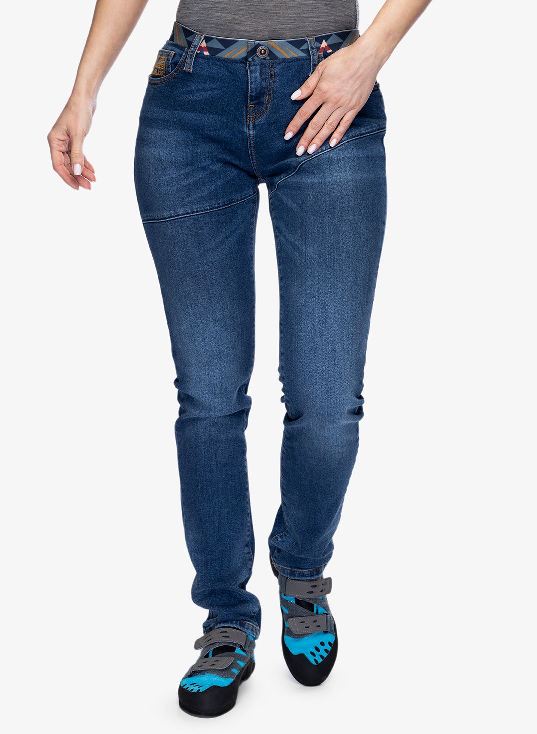 Lezecké kalhoty dámské Nograd Legend Denim - denim blue stone