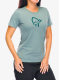 Dámské tričko s potiskem Norrona 29 Cotton Viking T-Shirt - trooper