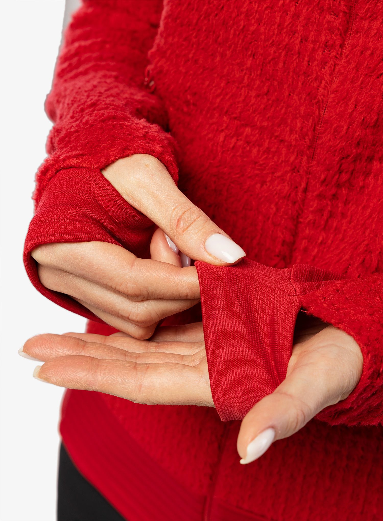 Dámská mikina Norrona Falketind Alpha120 Zip Hood - jester red