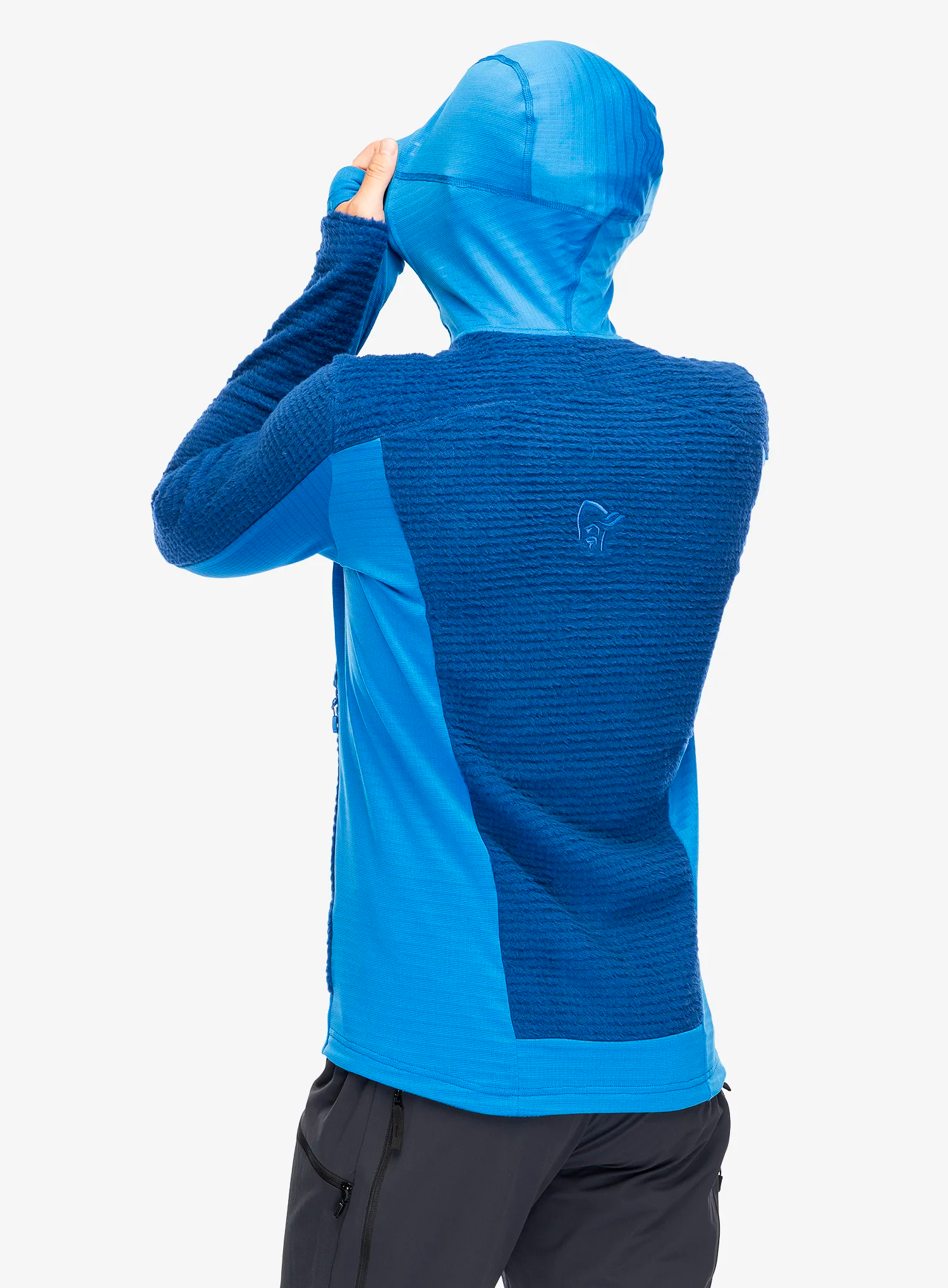Mikina s kapucí Norrona Falketind Alpha120 Zip Hood - limoges