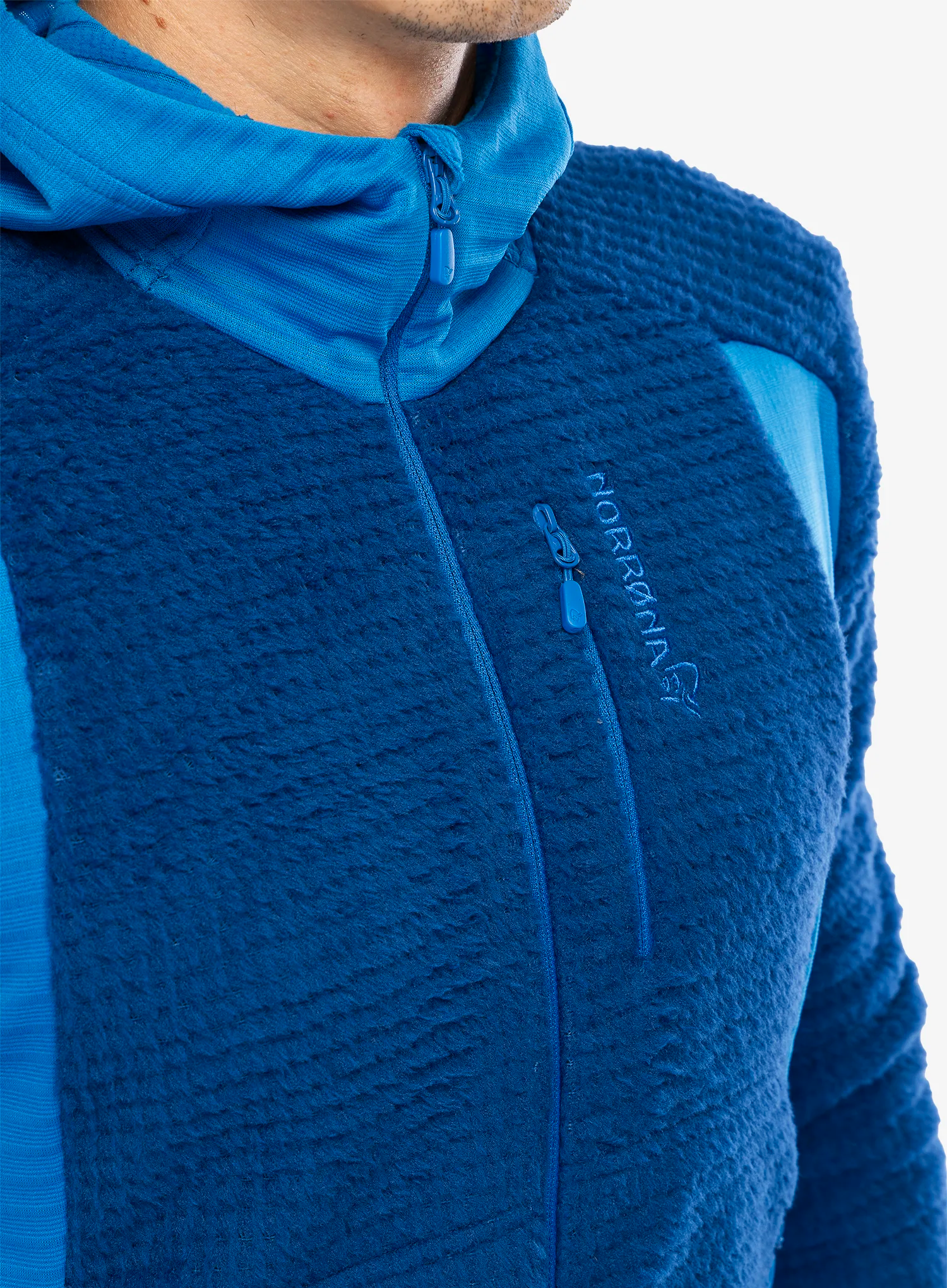 Mikina s kapucí Norrona Falketind Alpha120 Zip Hood - limoges