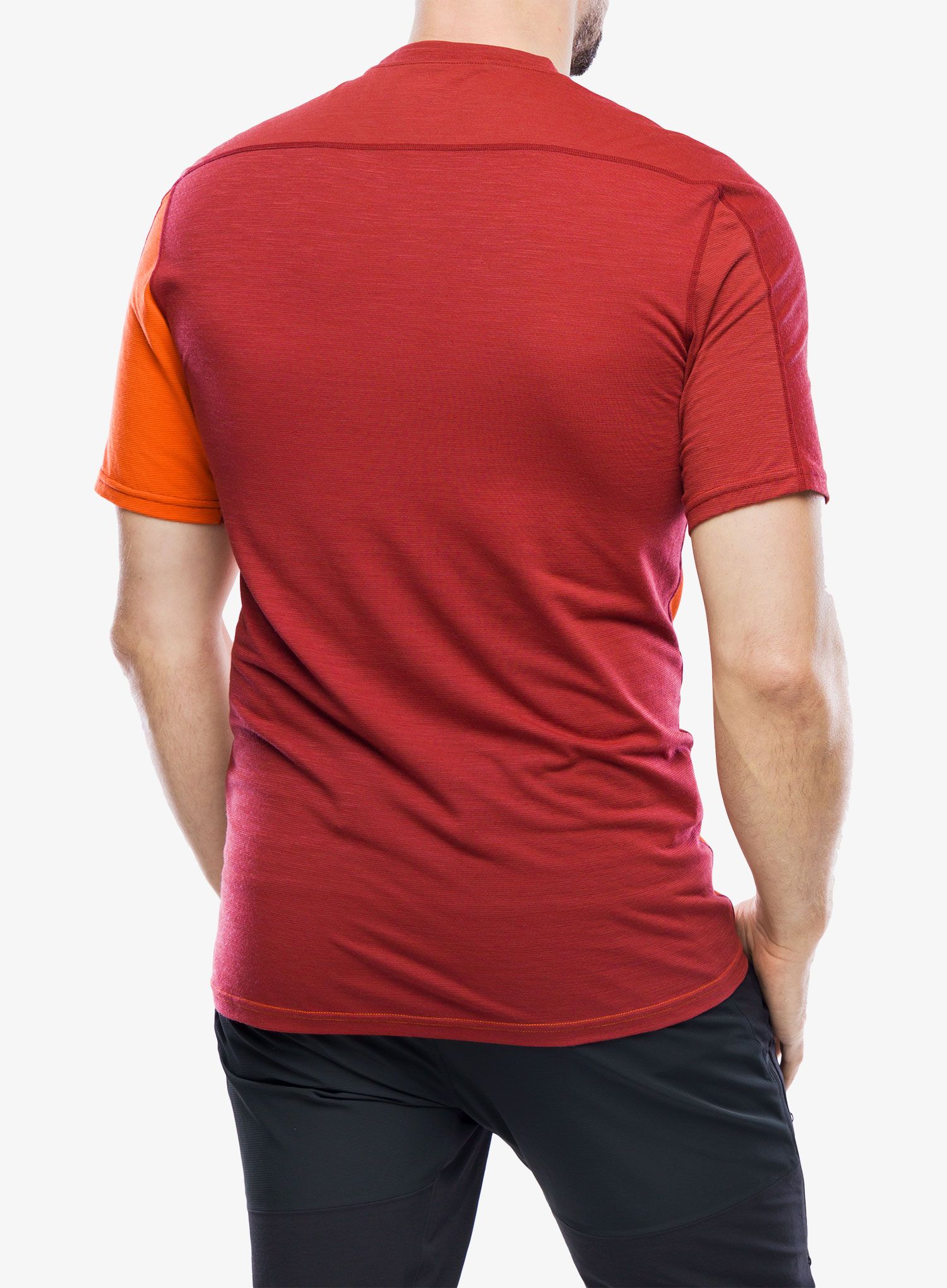Termotriko Norrona Falketind Equaliser Merino T-Shirt - arednalin/rhubarb