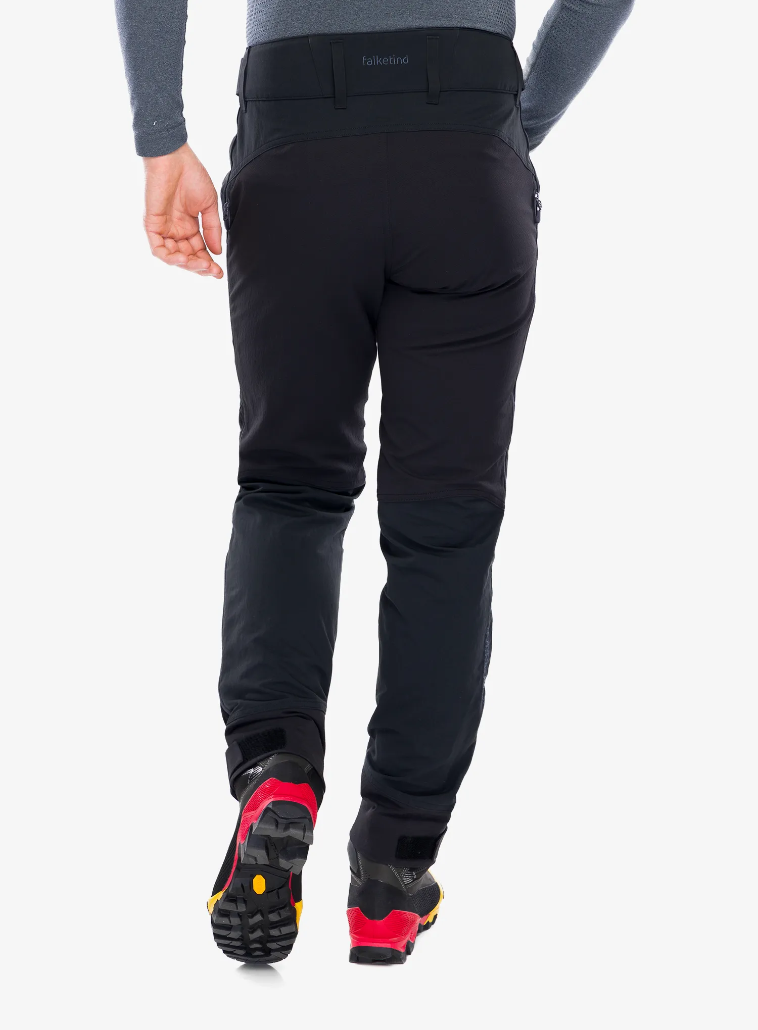 Trekové kalhoty Norrona Falketind Flex1 Heavy Duty Pants - caviar/zip grey