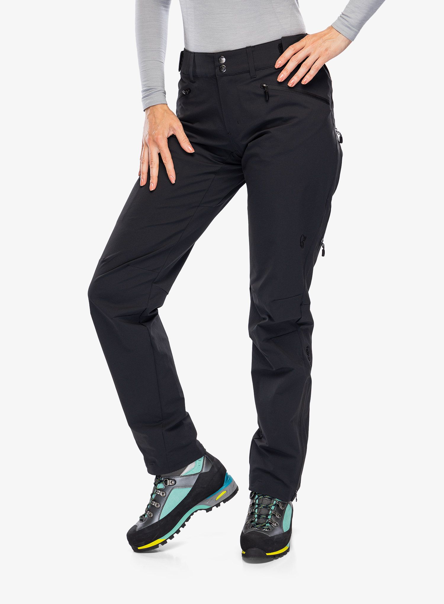 Kalhoty dámské Norrona Falketind Flex1 Pants - caviar