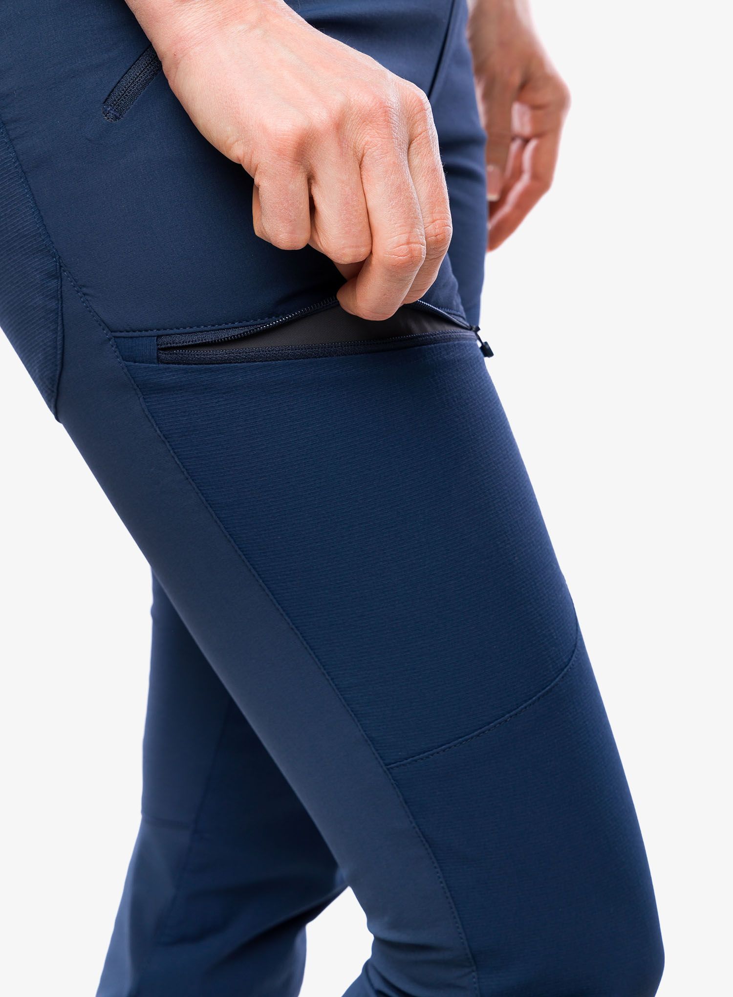 Trekové kalhoty dámské Norrona Falketind Flex1 Rugged Slim Pants - indigo night