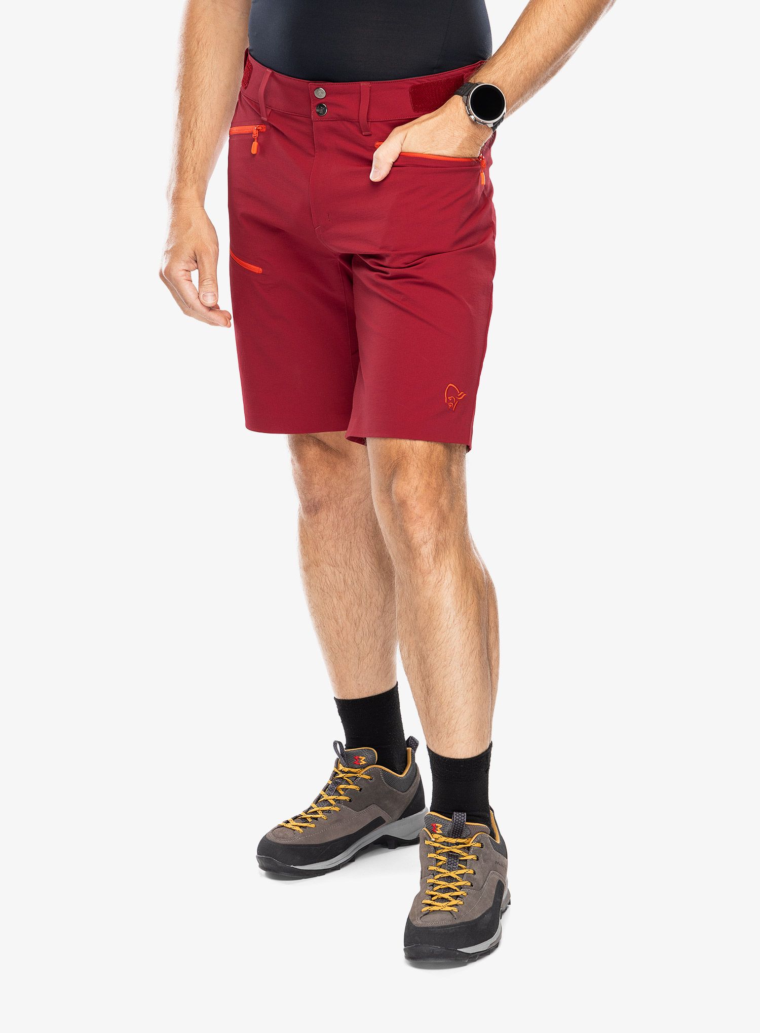 Pánské kraťasy Norrona Falketind Flex1 Shorts - rhubarb