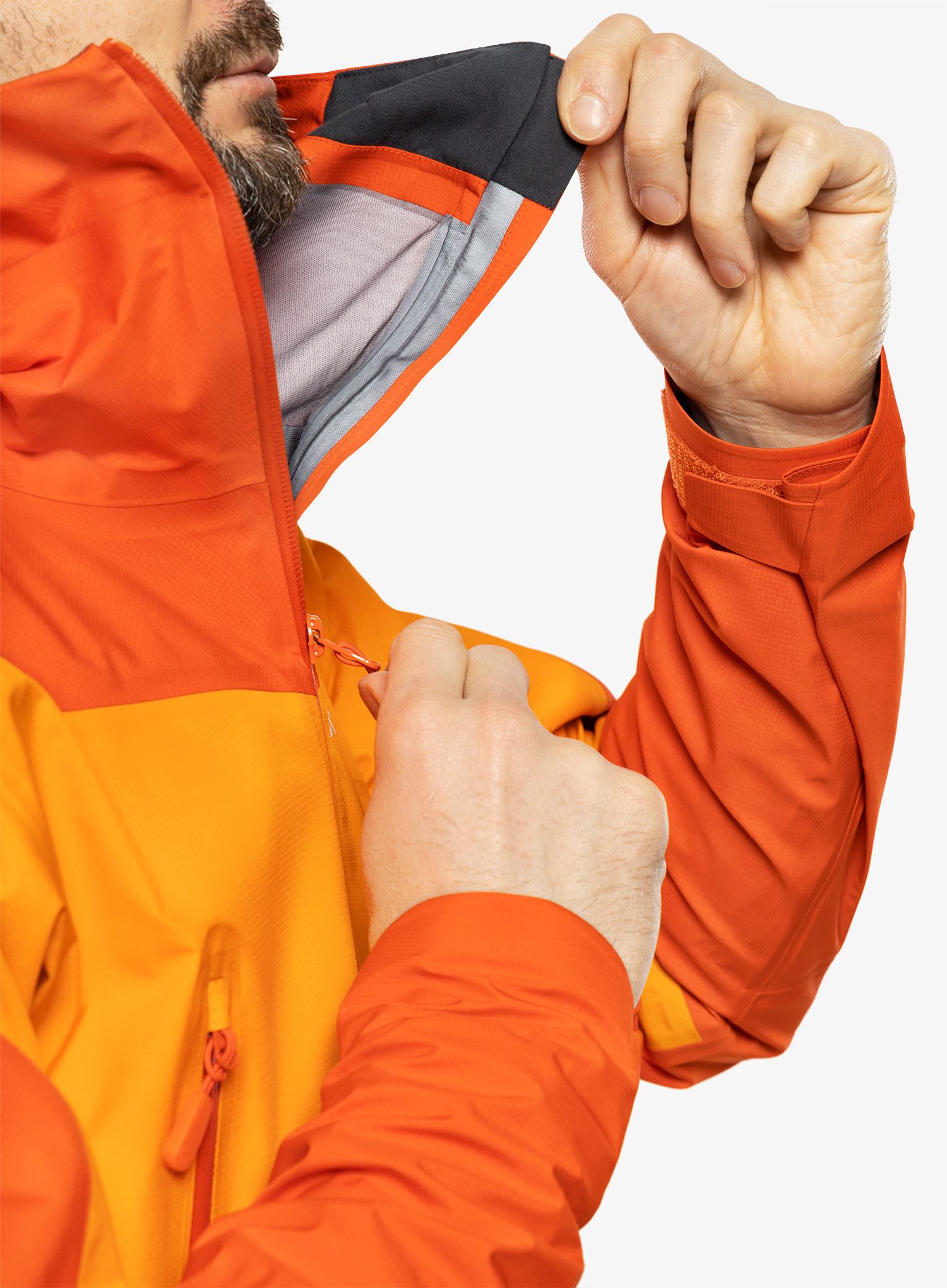 Pánská bunda Norrona Falketind GORE-TEX Jacket - arednalin/orange popsicle