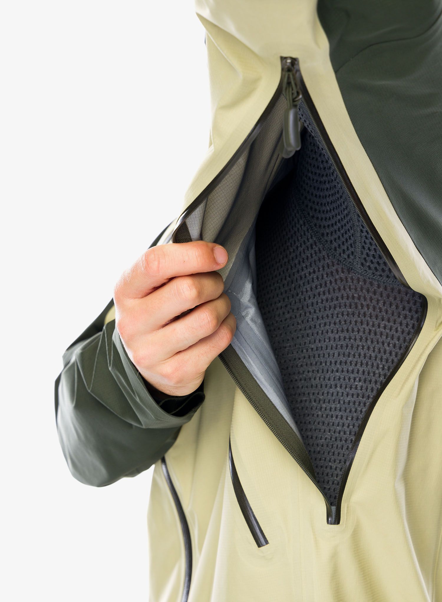 Bunda s membránou Norrona Falketind GORE-TEX Jacket - sage green