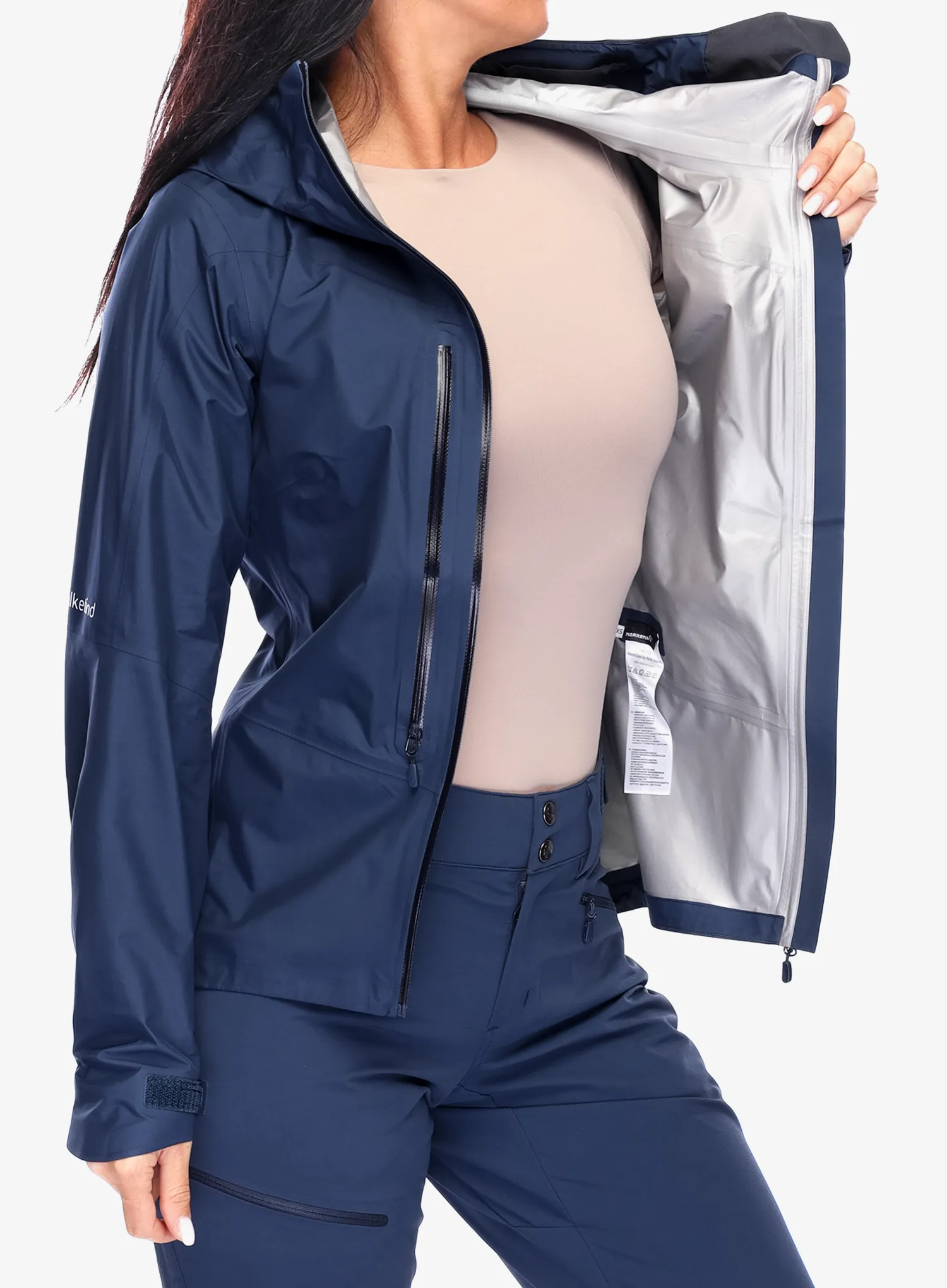 Dámská nepromokavá bunda s membránou Norrona Falketind GORE-TEX Paclite Jacket - indigo night