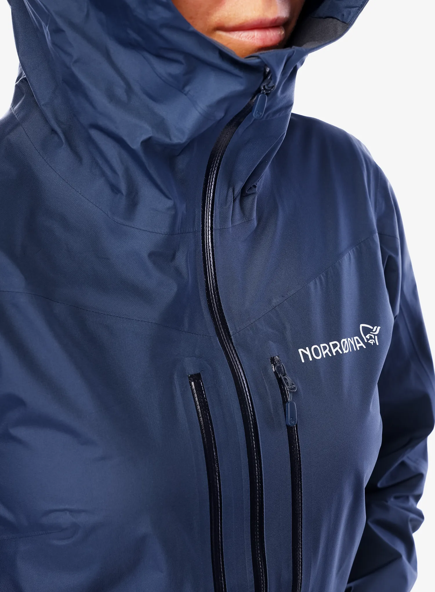 Dámská nepromokavá bunda s membránou Norrona Falketind GORE-TEX Paclite Jacket - indigo night