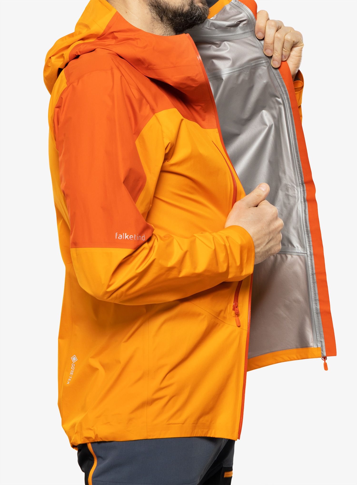 Membránová bunda Norrona Falketind Gore-Tex Paclite Jacket - arednalin/popsicle