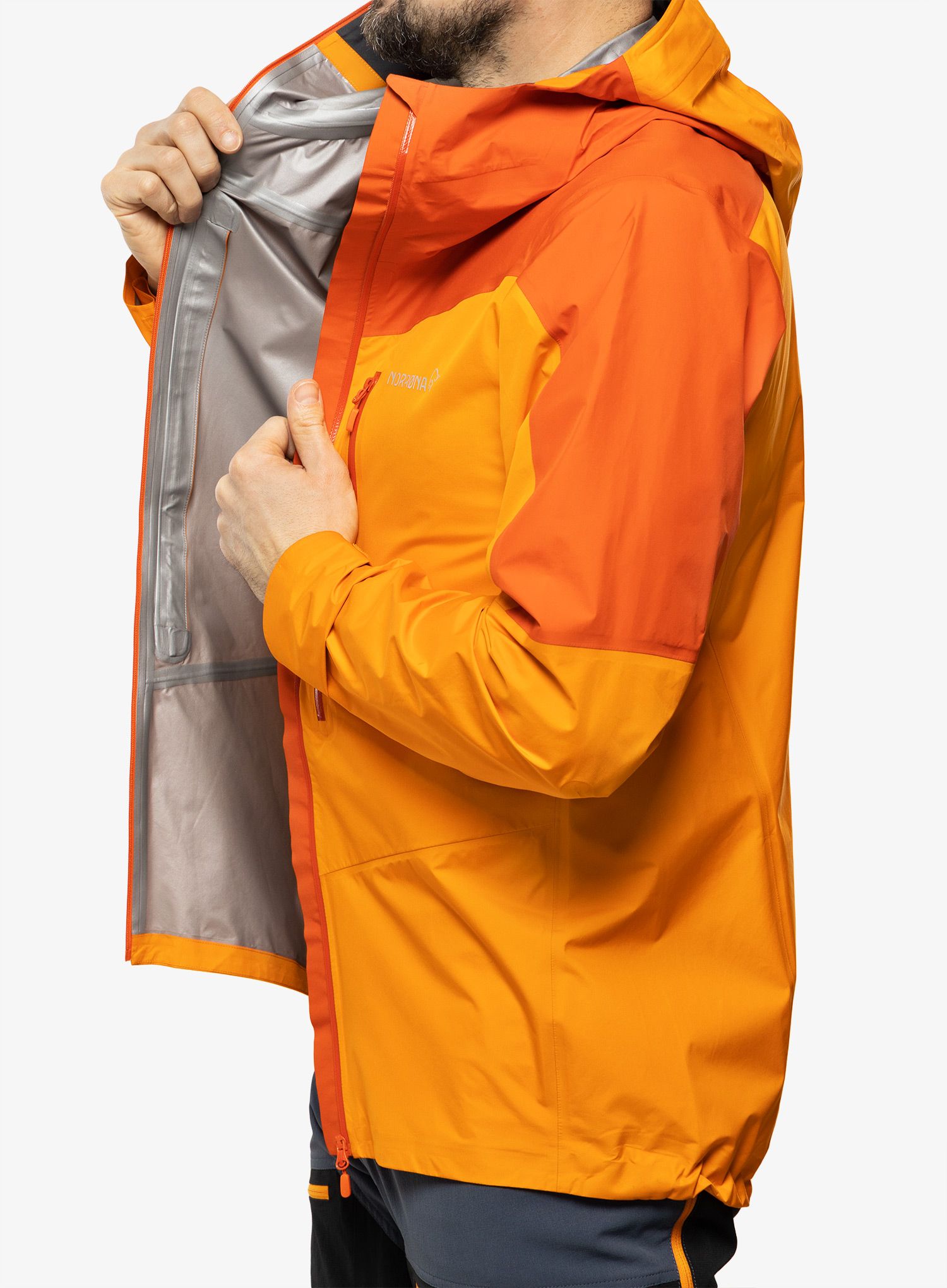 Membránová bunda Norrona Falketind Gore-Tex Paclite Jacket - arednalin/popsicle