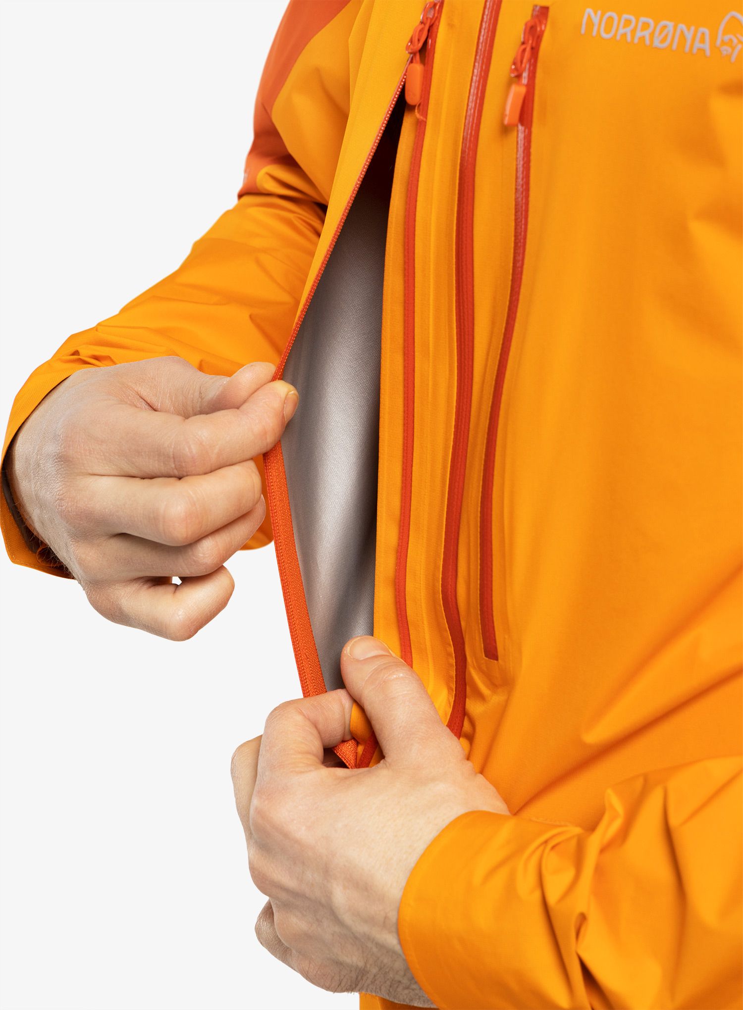Membránová bunda Norrona Falketind Gore-Tex Paclite Jacket - arednalin/popsicle