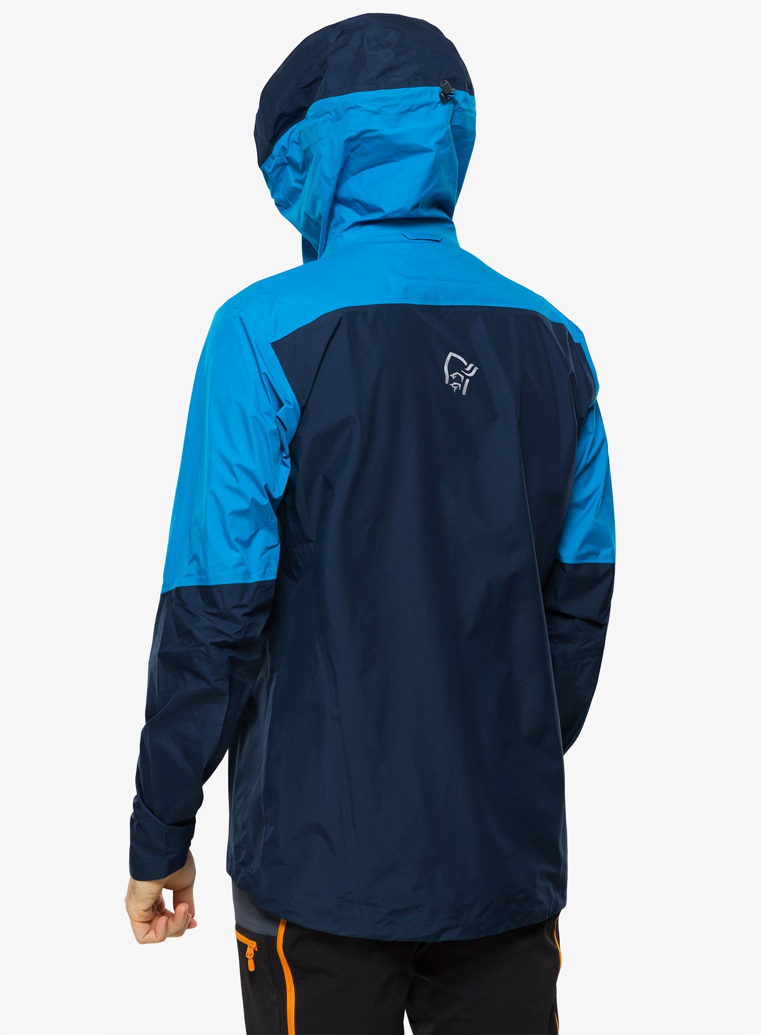Pánská bunda Norrona Falketind Gore-Tex Paclite Jacket - hawaiian surf/indigo night
