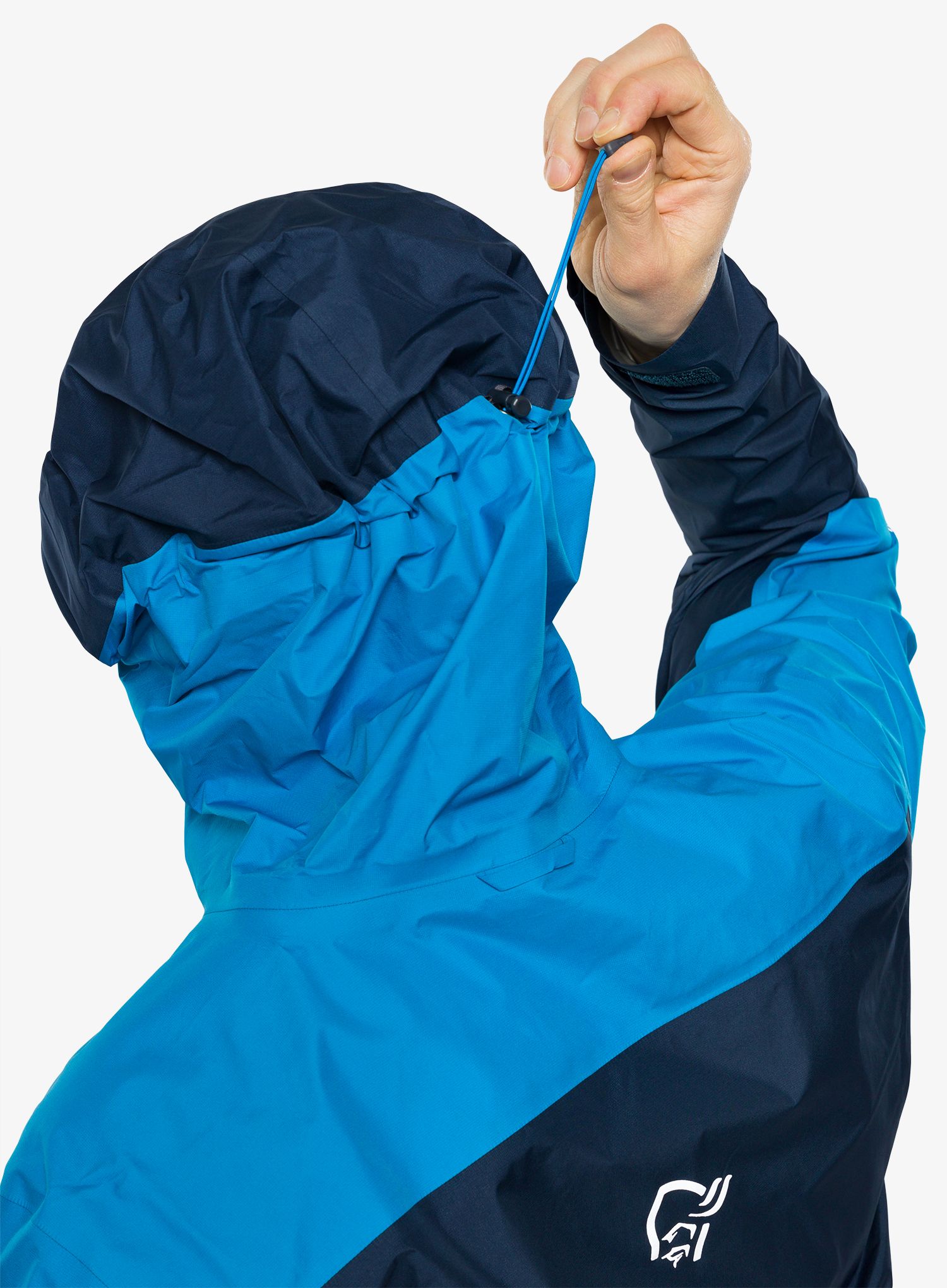 Pánská bunda Norrona Falketind Gore-Tex Paclite Jacket - hawaiian surf/indigo night