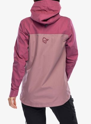 Dámská bunda Norrona Femund Cotton Jacket - grape shake