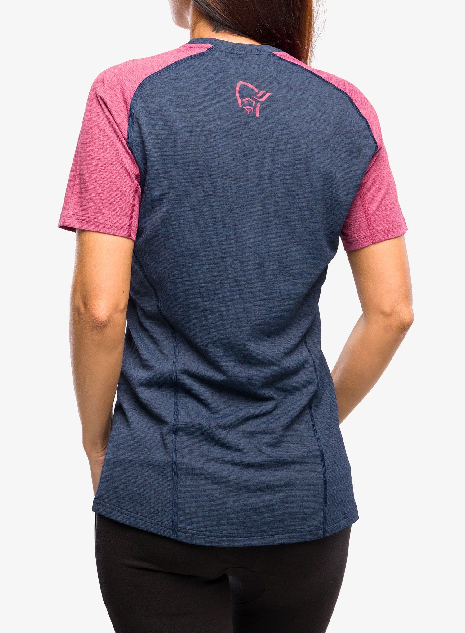 Dámské cyklistické triko Norrona Fjora Equaliser Lightweight T-Shirt - violet quartz/indigo night