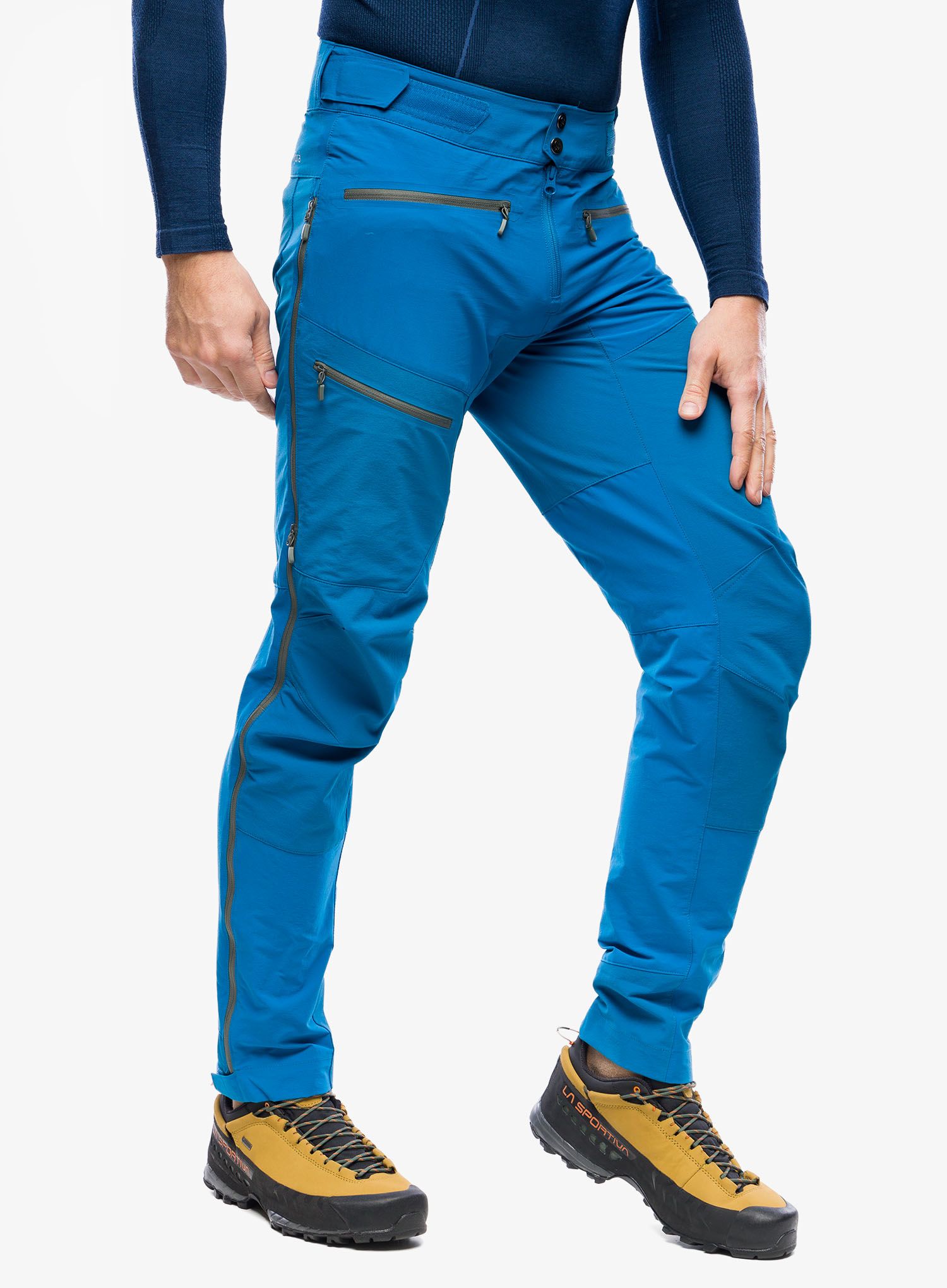 Softshell kalhoty Norrona Fjora Flex1 Pants - mykonos blue