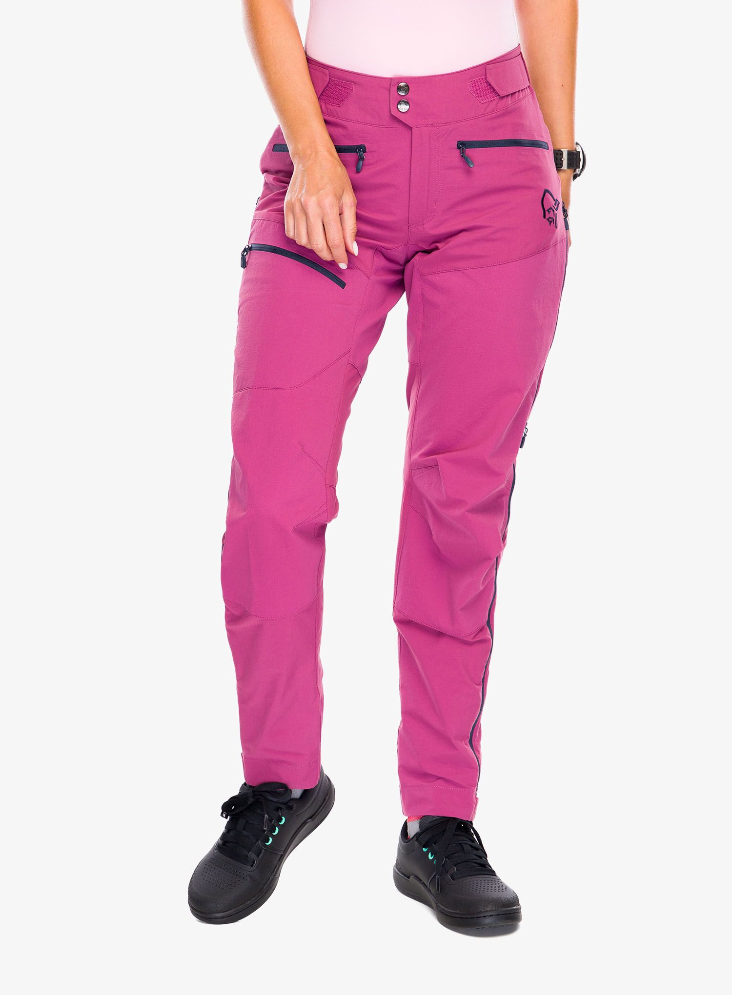 Dámské cyklistické kalhoty Norrona Fjora Flex1 Pants - violet quartz