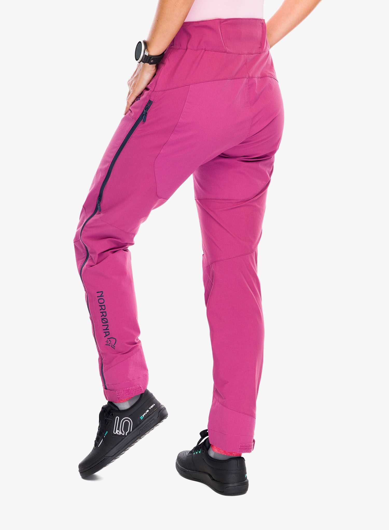 Dámské cyklistické kalhoty Norrona Fjora Flex1 Pants - violet quartz