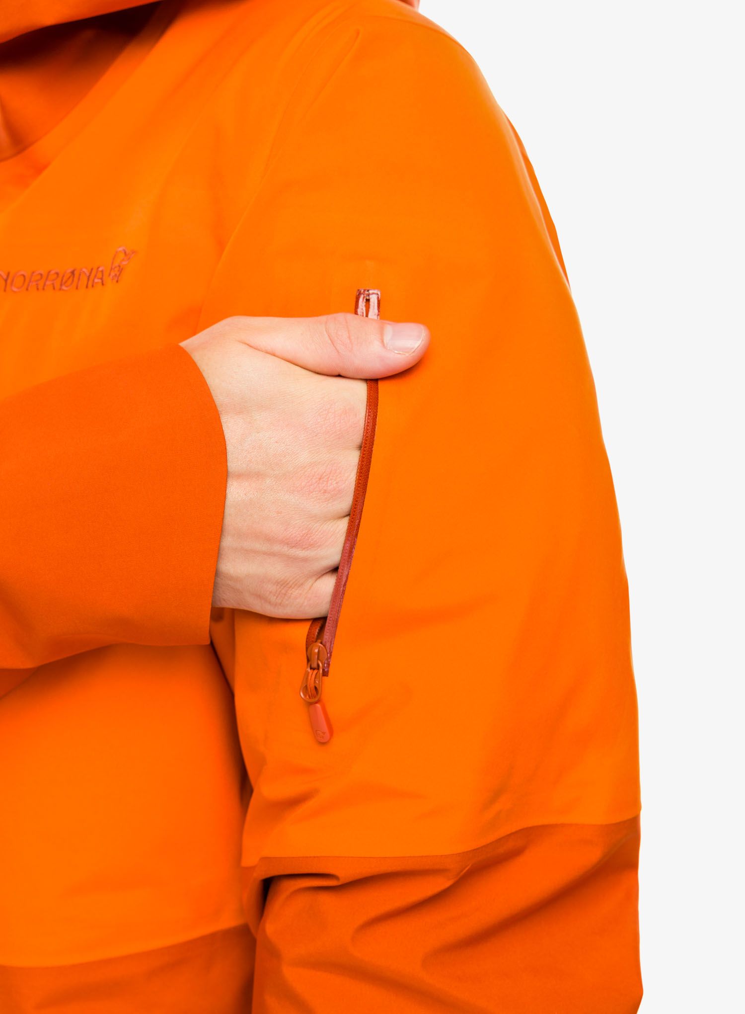 Bunda s membránou Norrona Lofoten GORE-TEX Jacket - gold flame